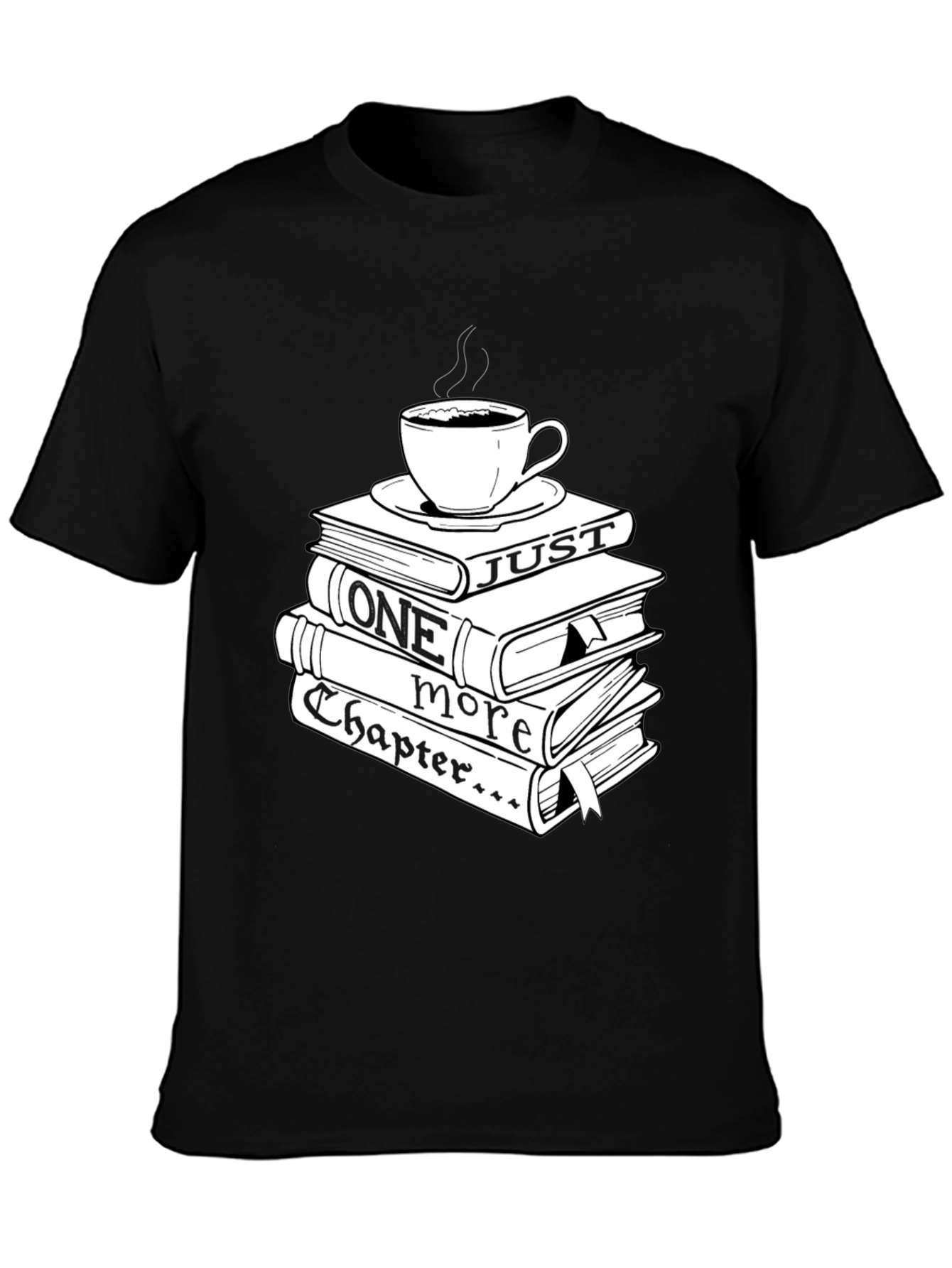 Book Lover Tee: Just One More Chapter Design