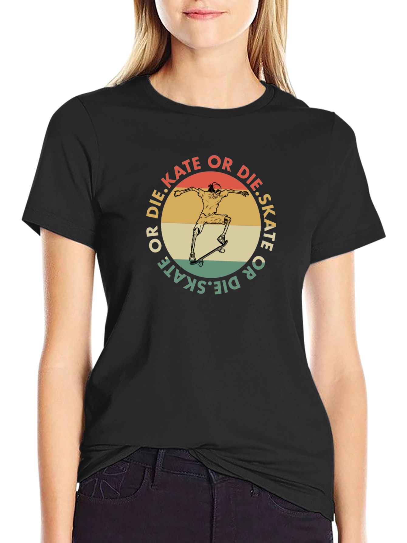 Skate or Die Graphic Tee - Black T-Shirt