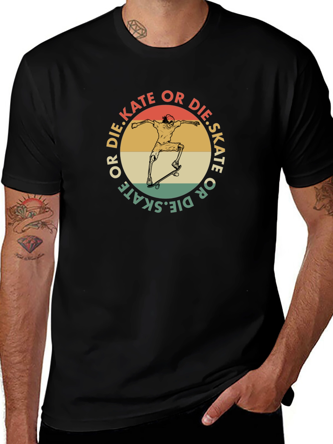 Skate or Die Graphic Tee - Black T-Shirt
