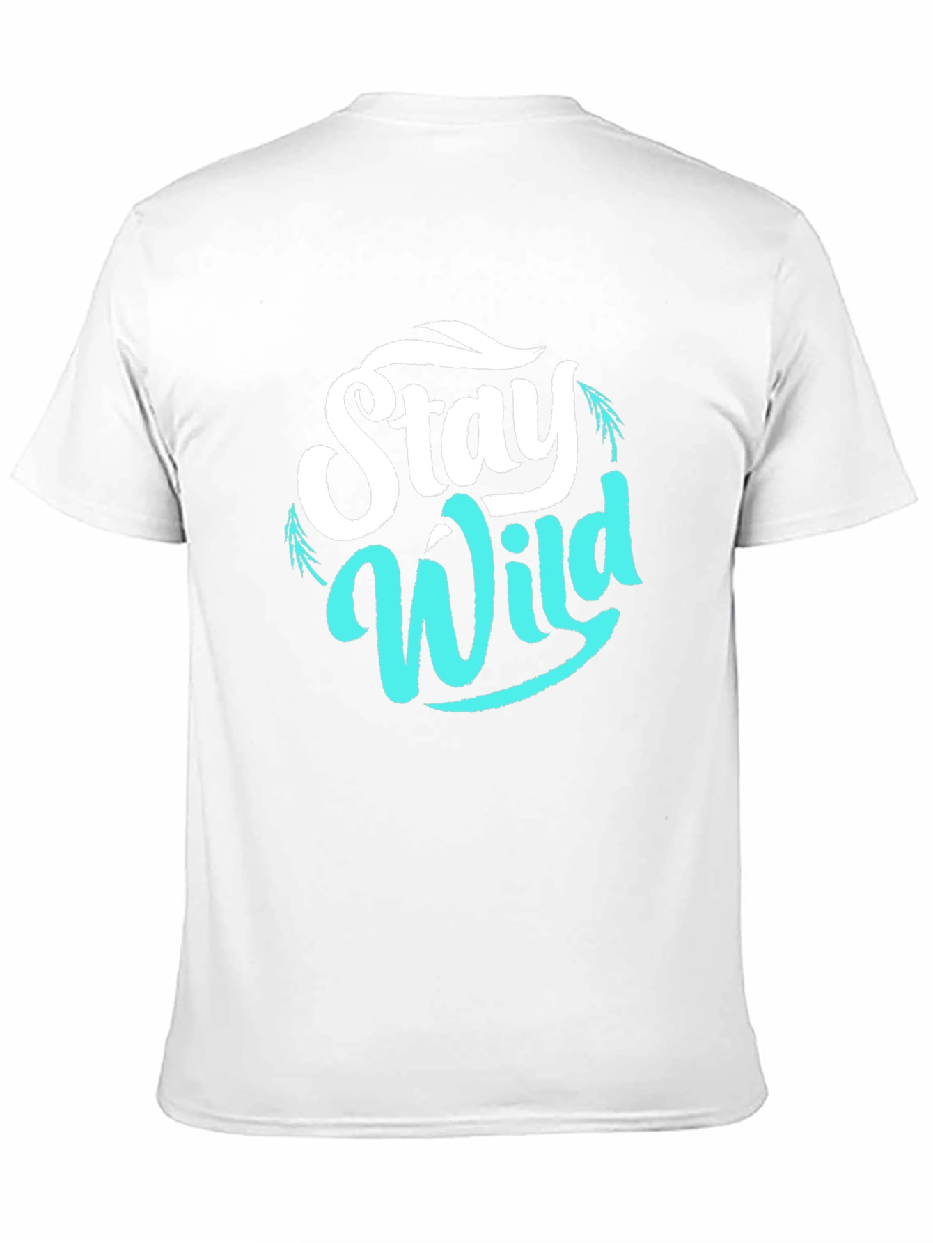 Stay Wild Graphic Tee - Black Casual T-Shirt