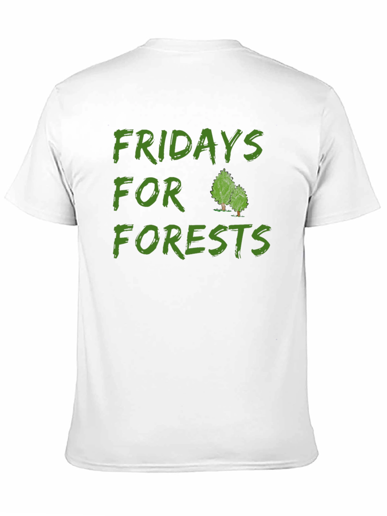 Fridays For Forests Black Graphic T-Shirt
