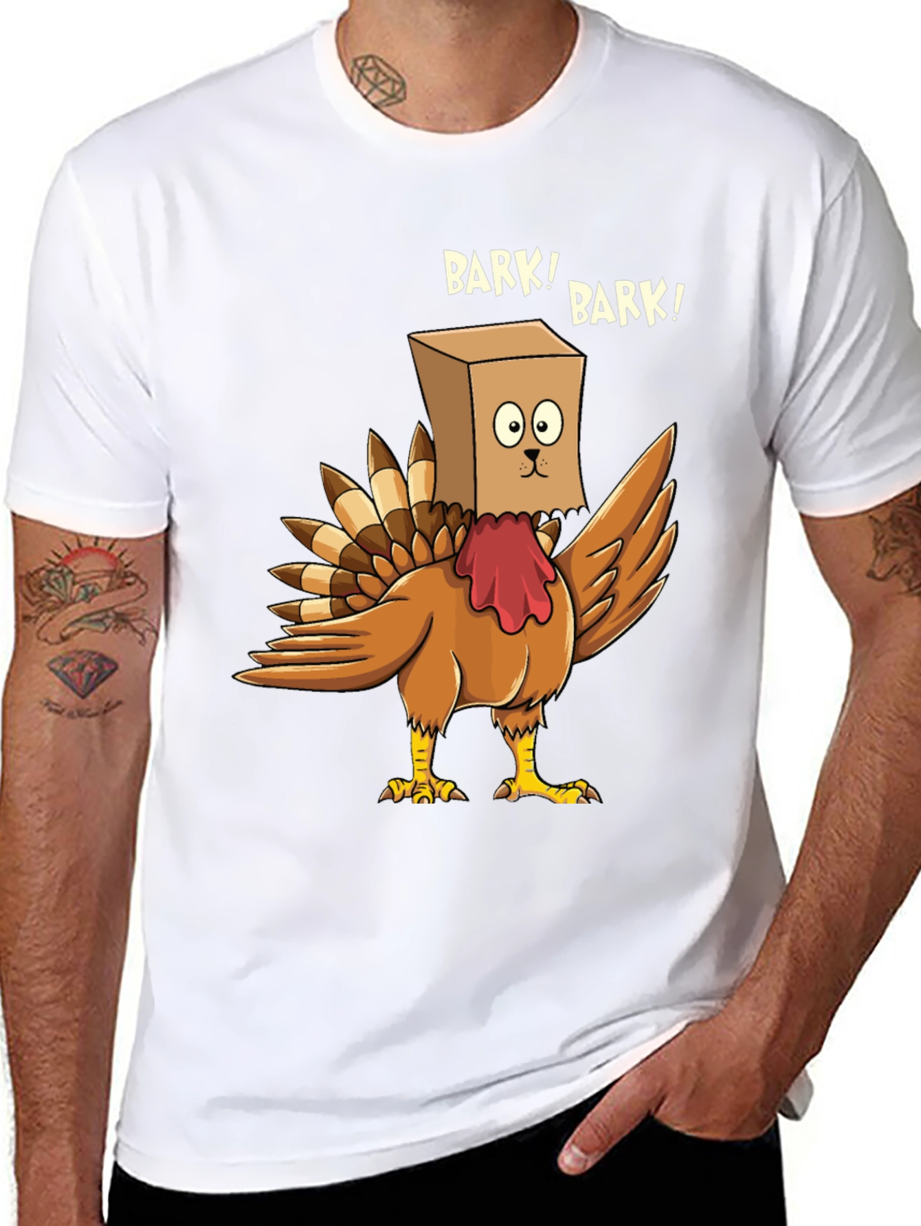 Funny Turkey Bark! Graphic T-Shirt