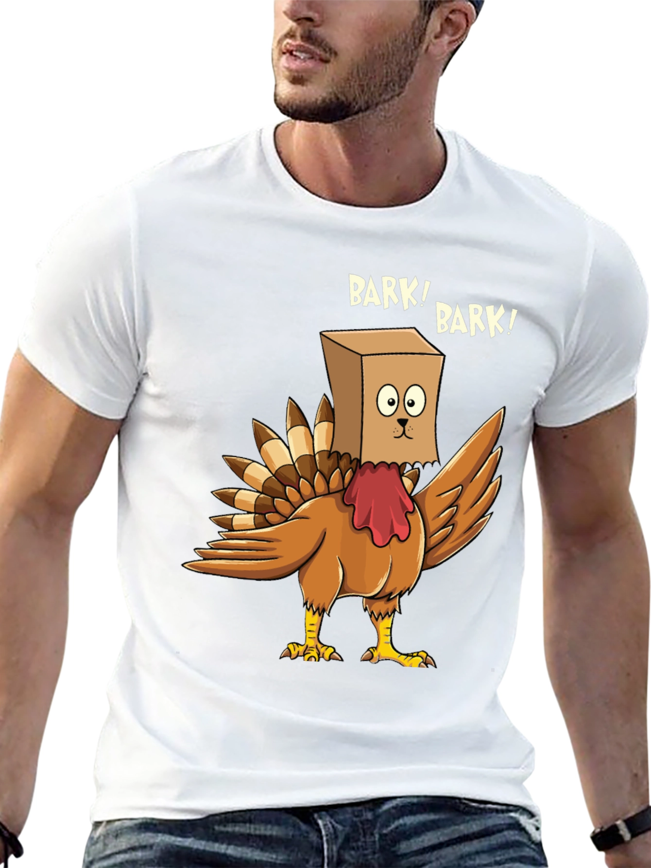 Funny Turkey Bark! Graphic T-Shirt