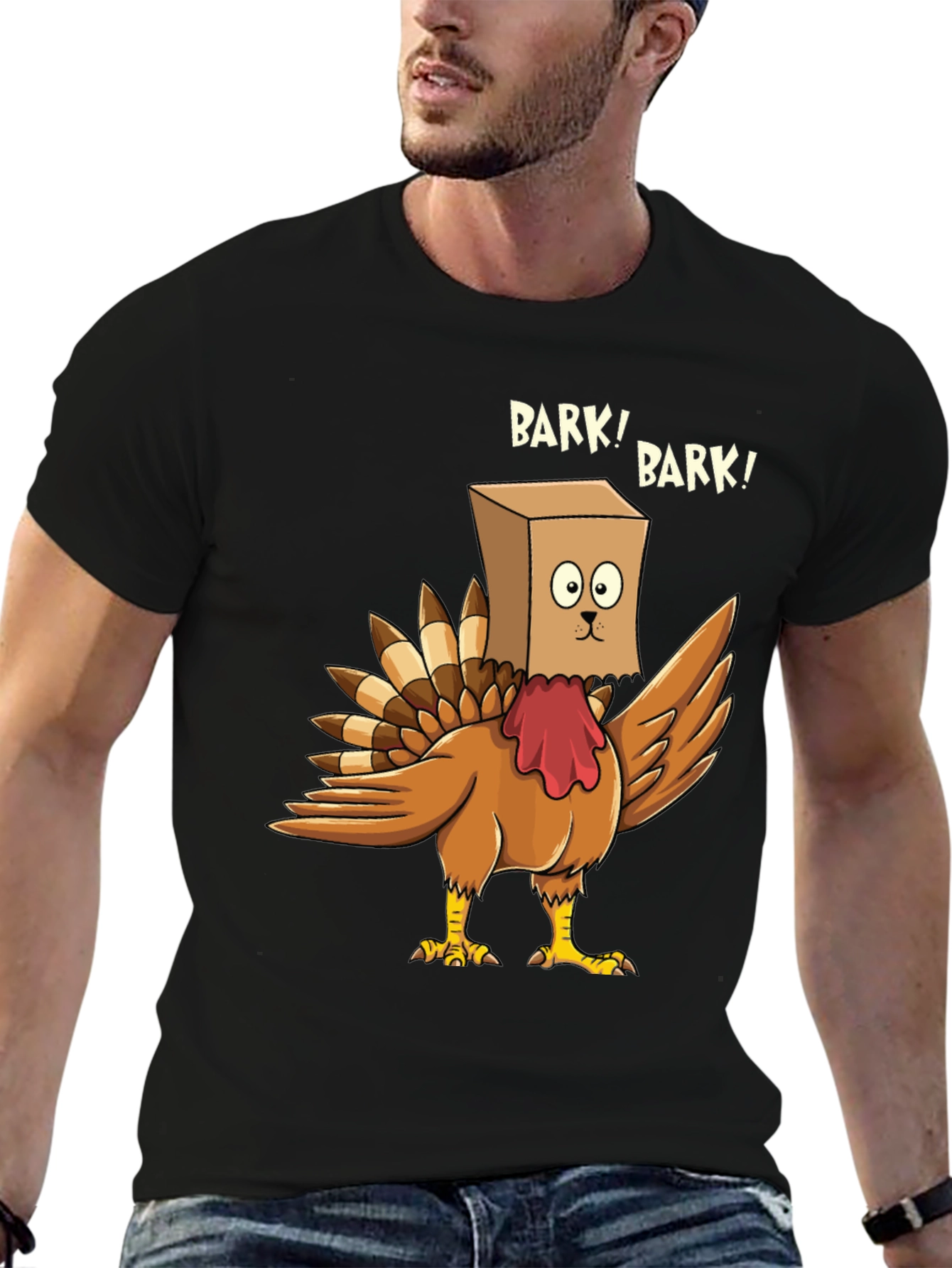 Funny Turkey Bark! Graphic T-Shirt
