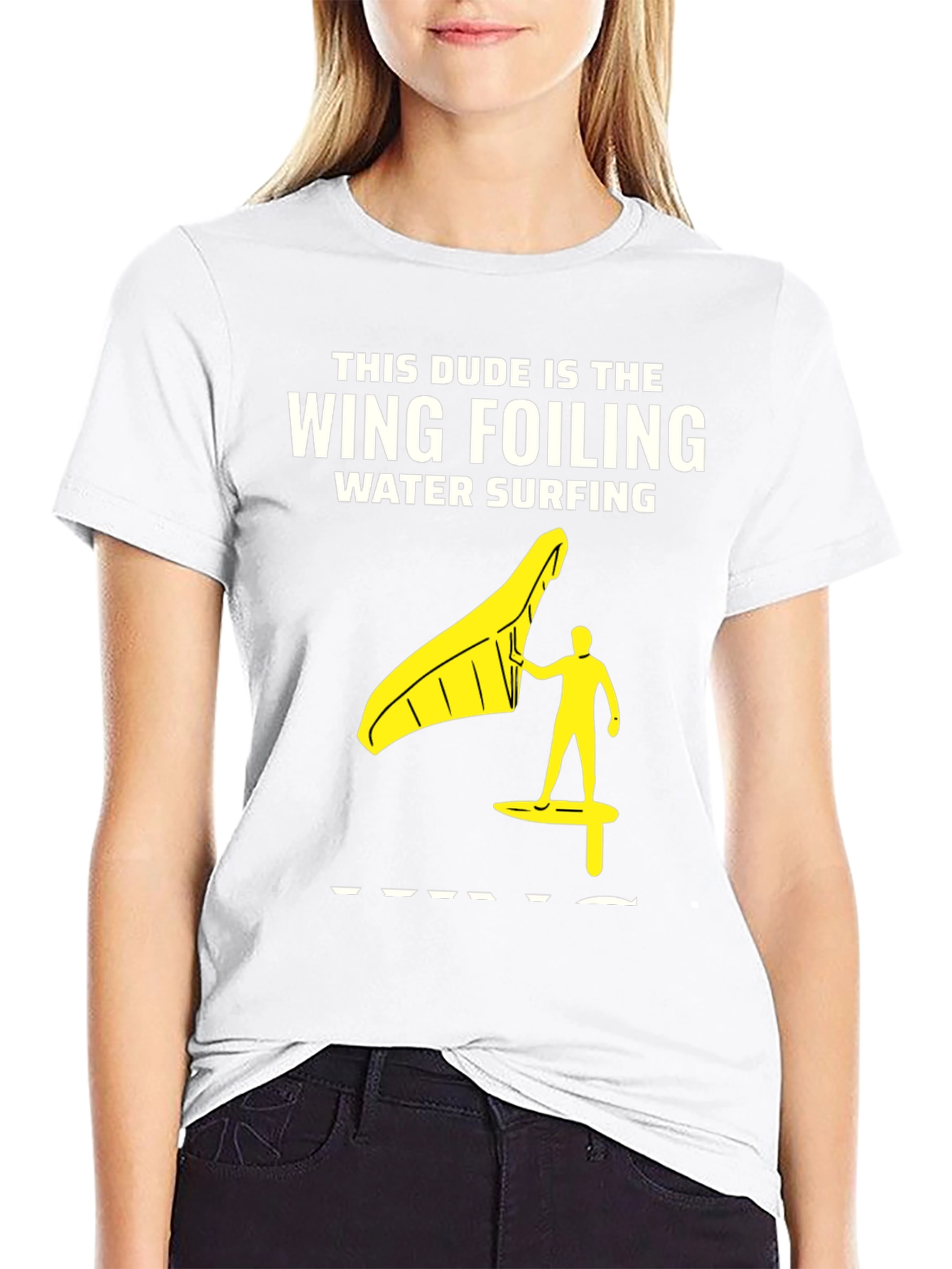 Wing Foiling Water Surfing T-Shirt