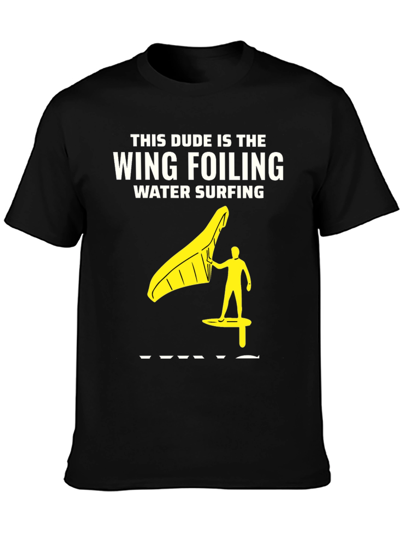Wing Foiling Water Surfing T-Shirt