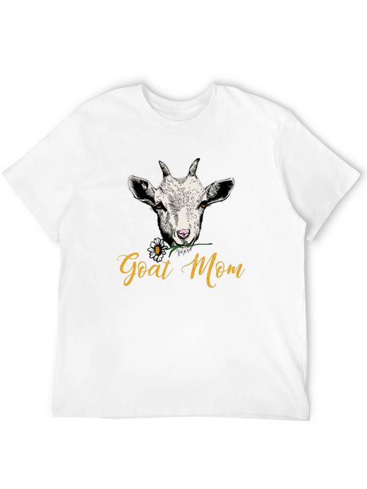 Goat Mom Graphic T-Shirt - Unisex Fit