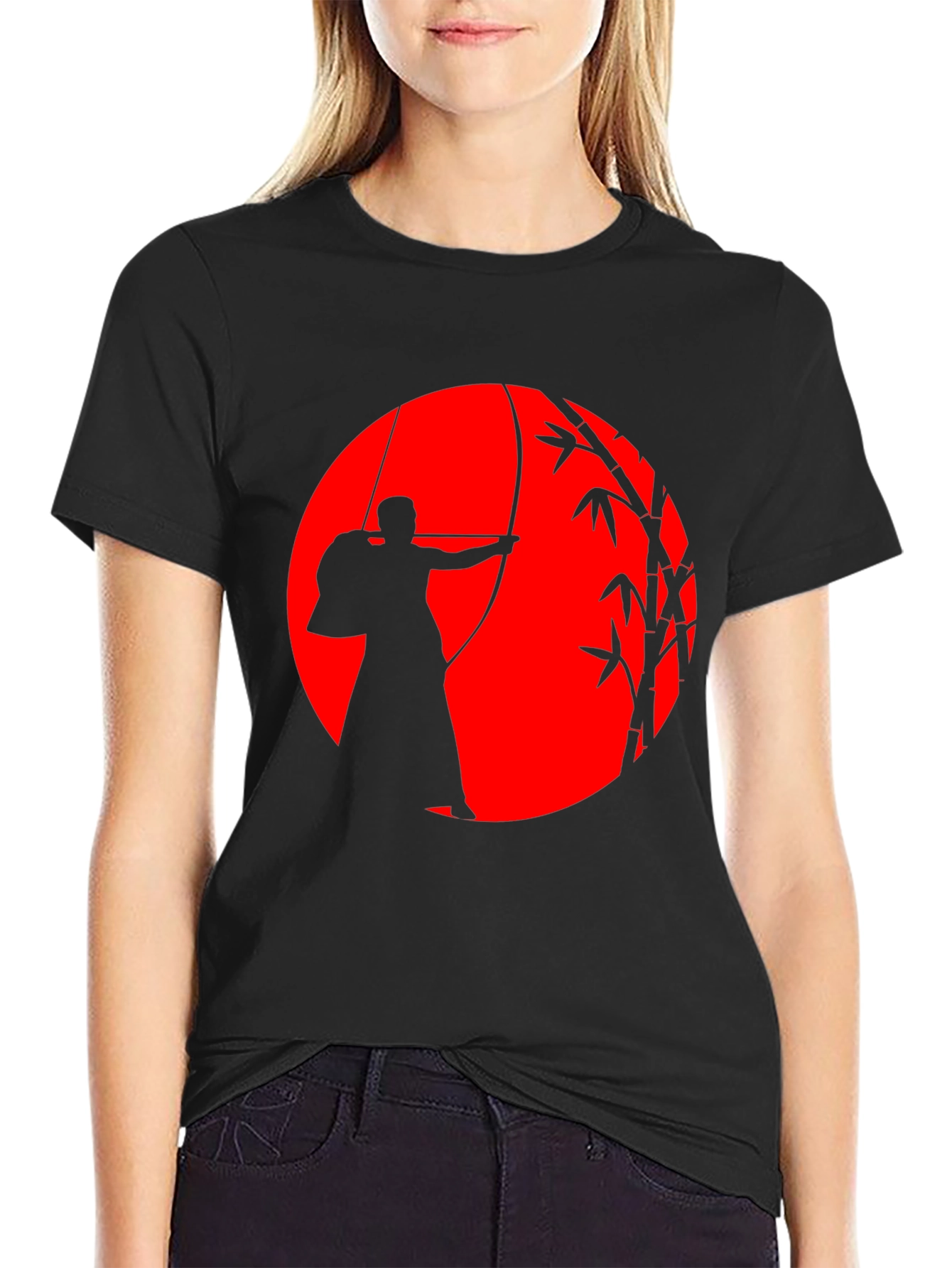 Kyudo Archer Graphic T-Shirt - Japanese Archery Tee