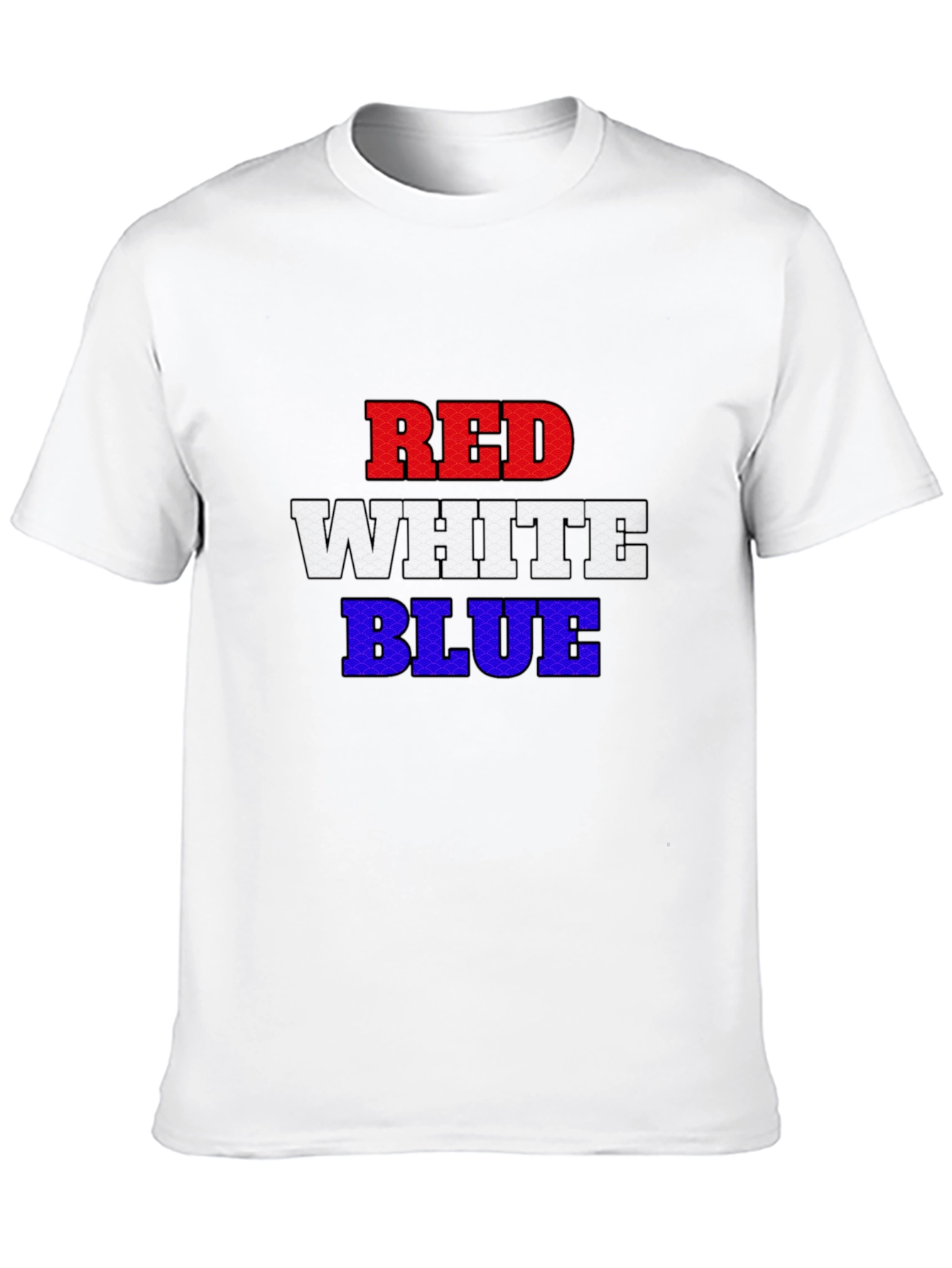 Red White Blue Patriotic Graphic T-Shirt