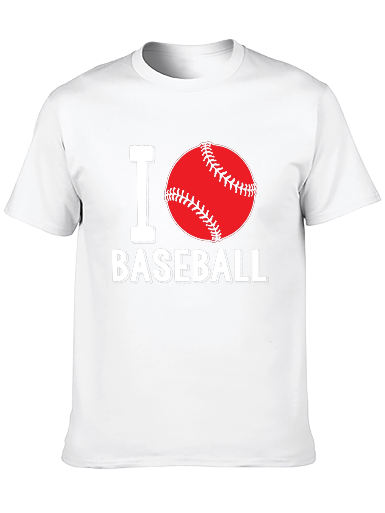I Love Baseball Graphic T-Shirt
