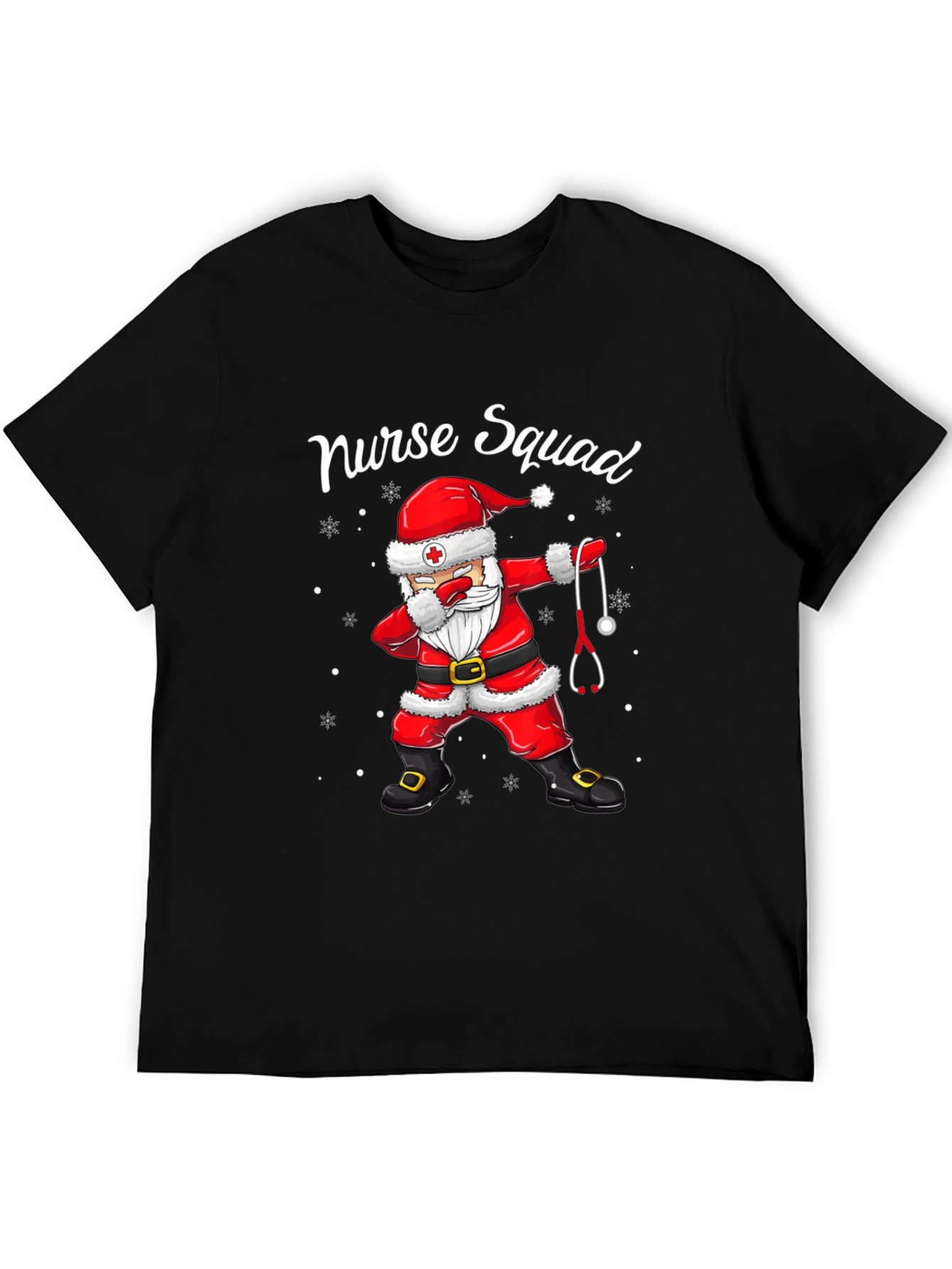 Nurse Squad Santa Dabbing T-Shirt