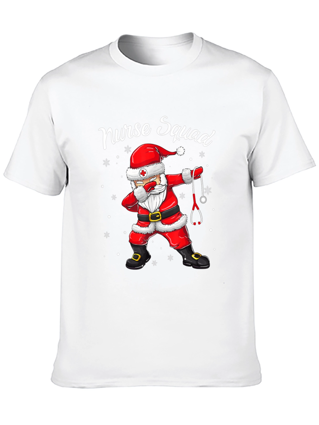 Nurse Squad Santa Dabbing T-Shirt