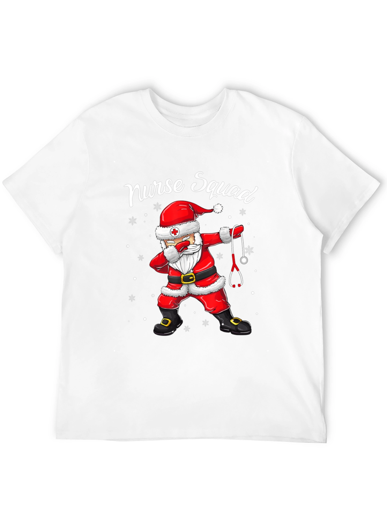 Nurse Squad Santa Dabbing T-Shirt