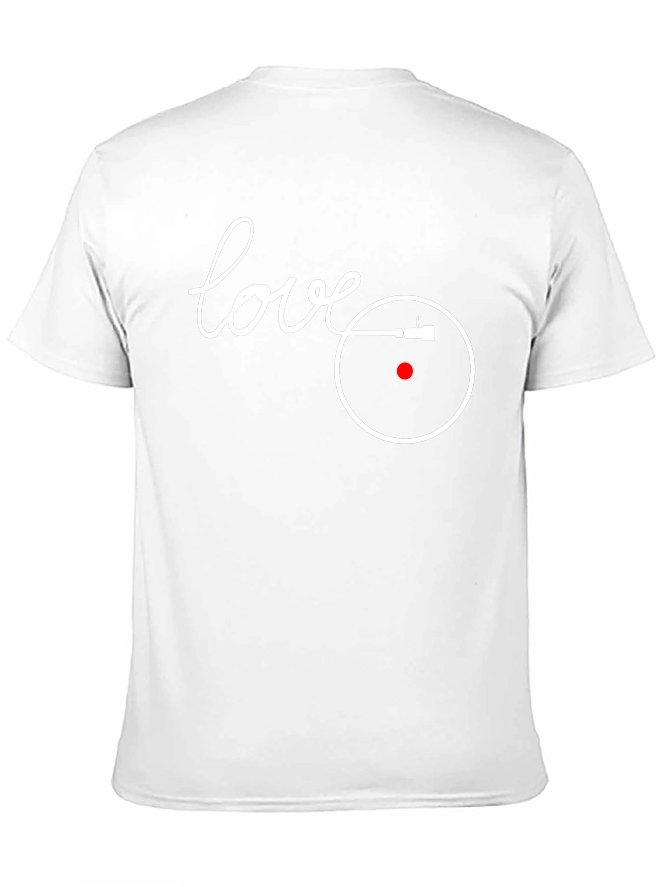 Love Vinyl Record Player Graphic T-Shirt
