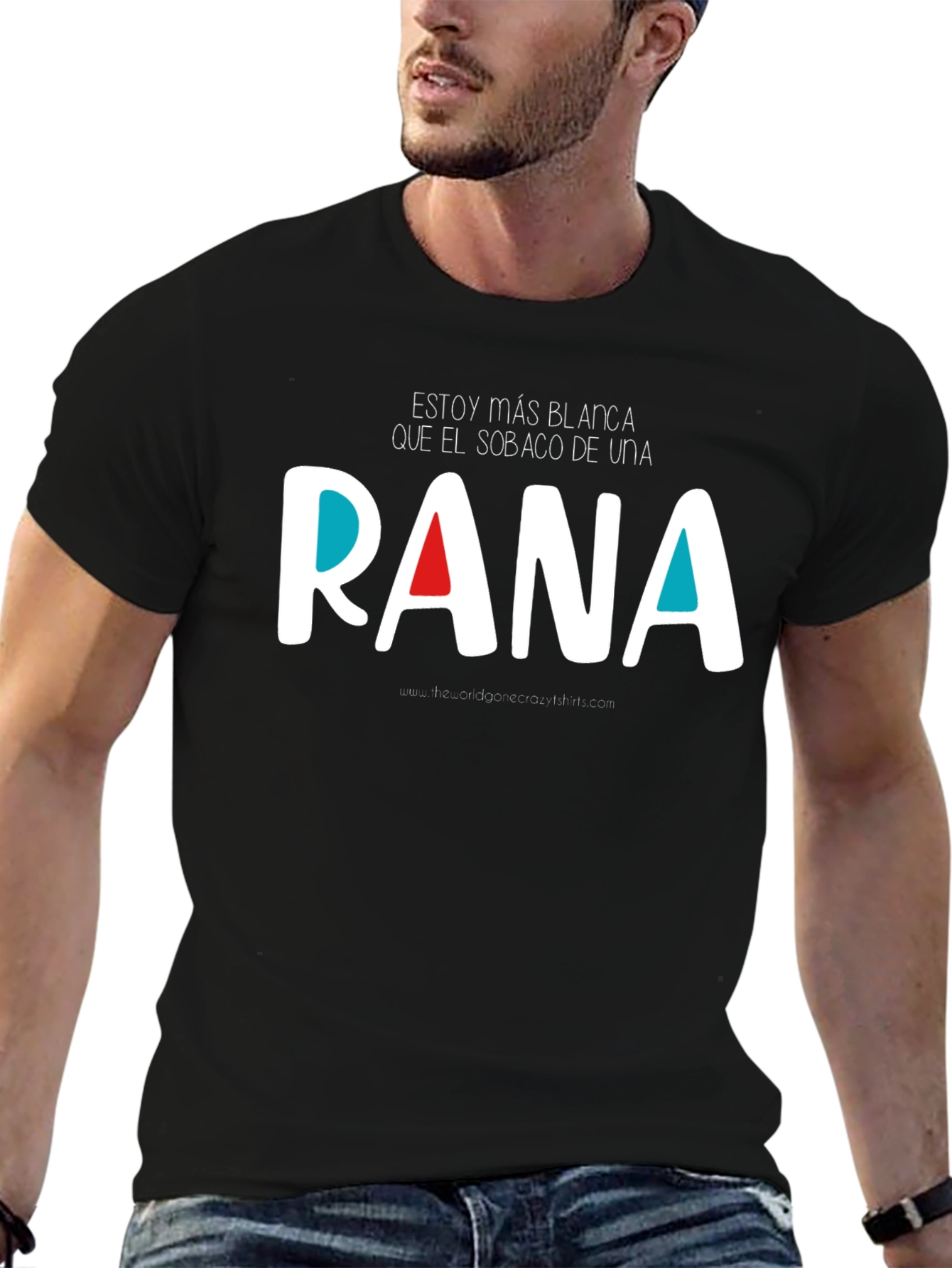 Funny Graphic T-Shirt - Estoy Más Blanca