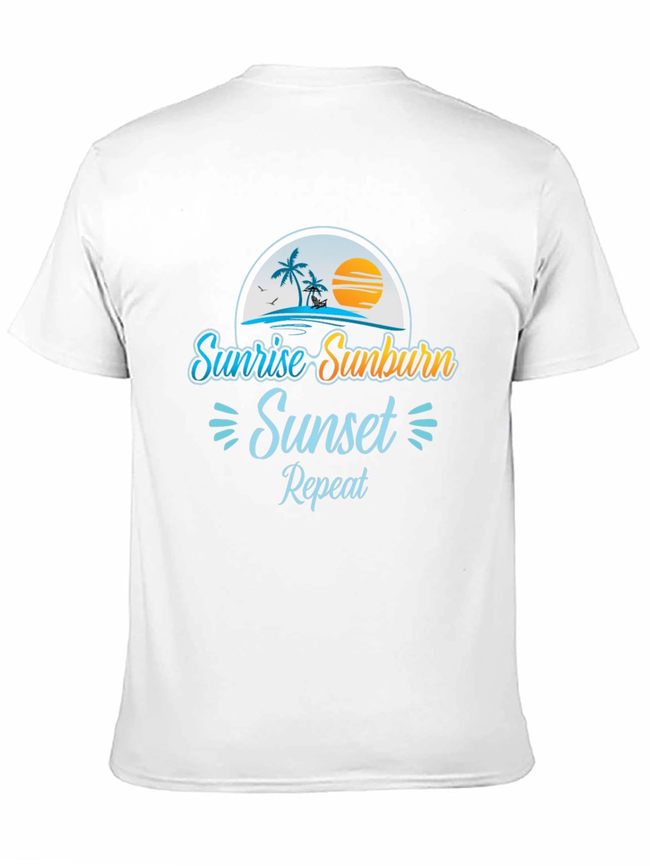 Sunrise Sunburn Sunset Repeat Graphic Tee