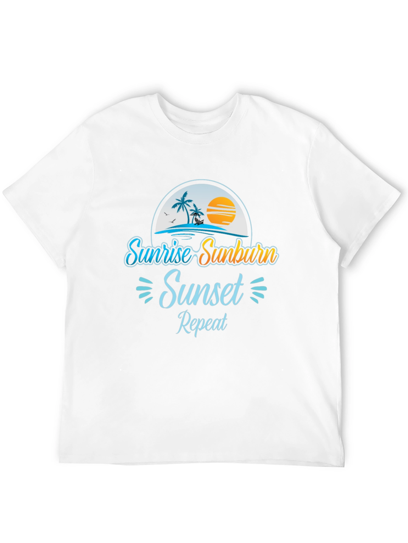 Sunrise Sunburn Sunset Repeat Graphic Tee