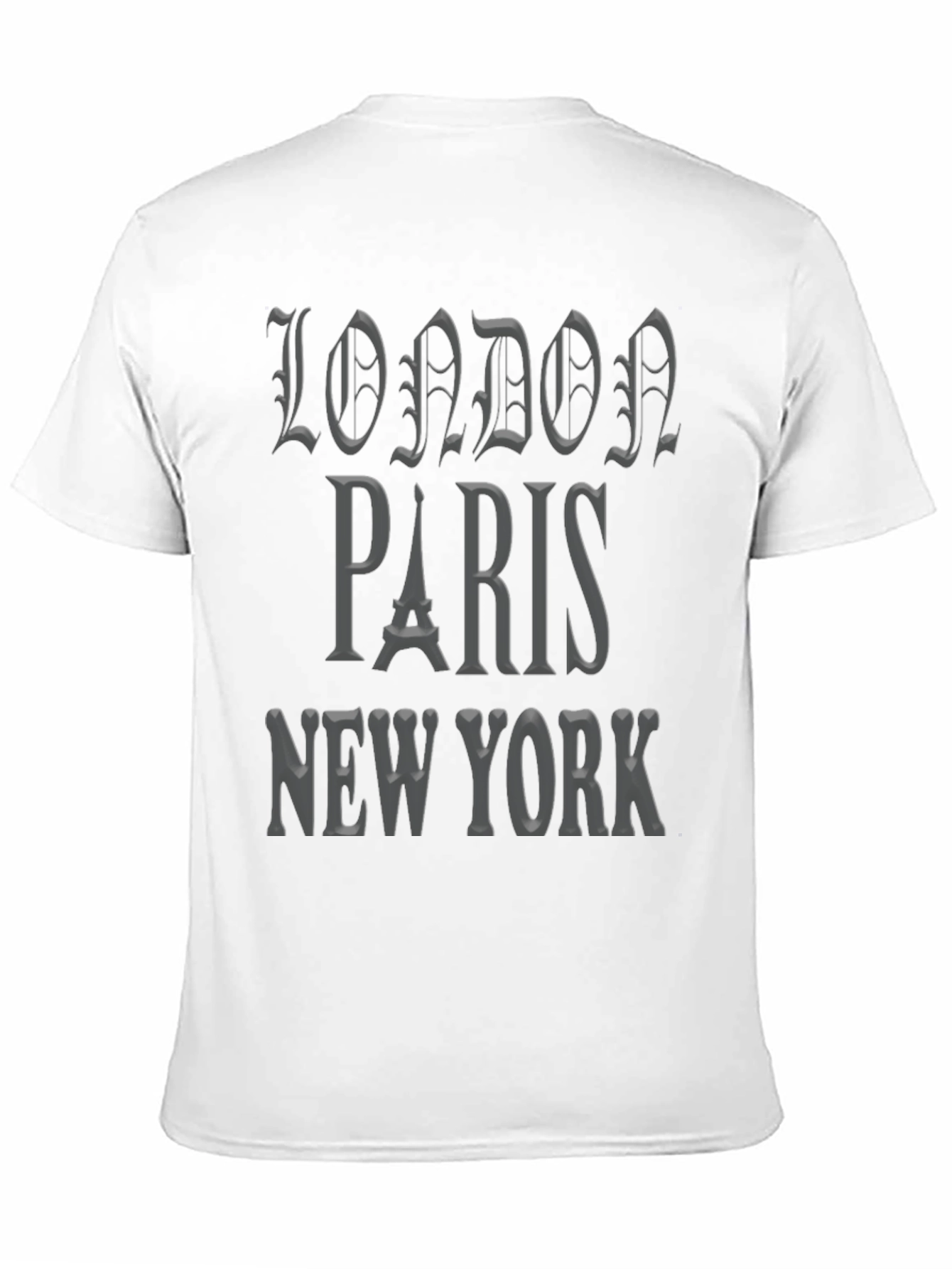 London Paris New York Graphic Tee
