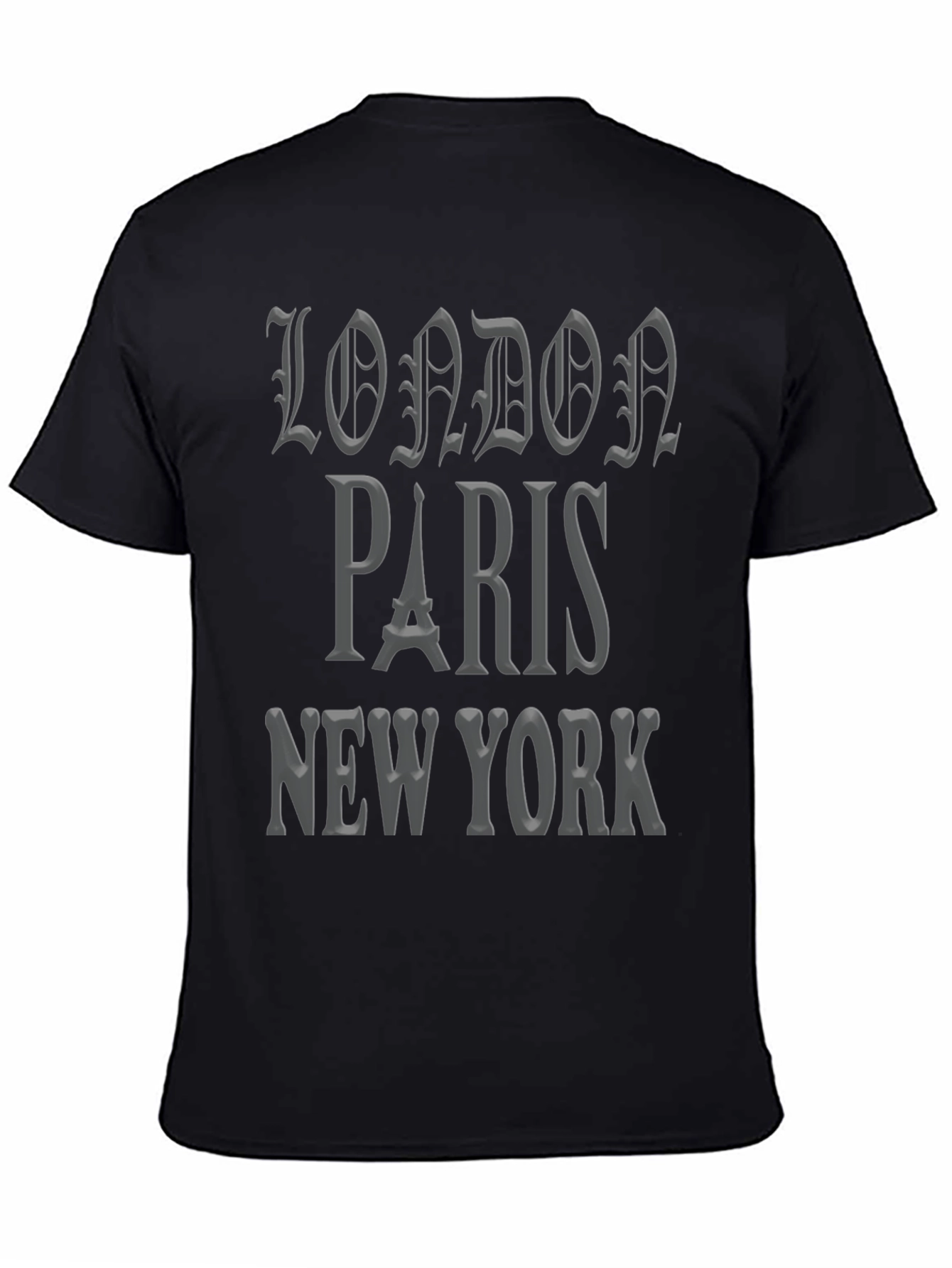 London Paris New York Graphic Tee
