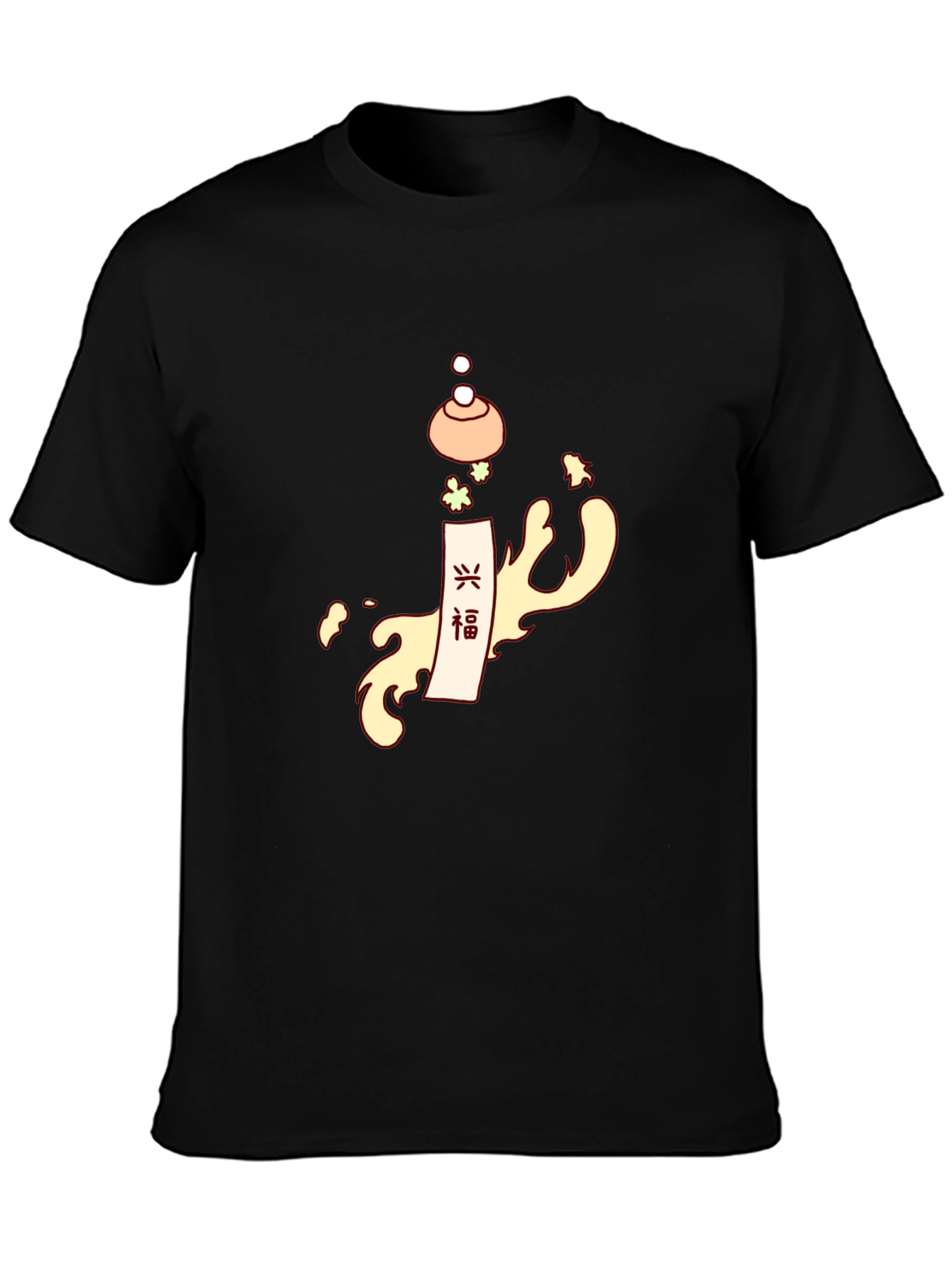 Lucky Candle Black Graphic Tee
