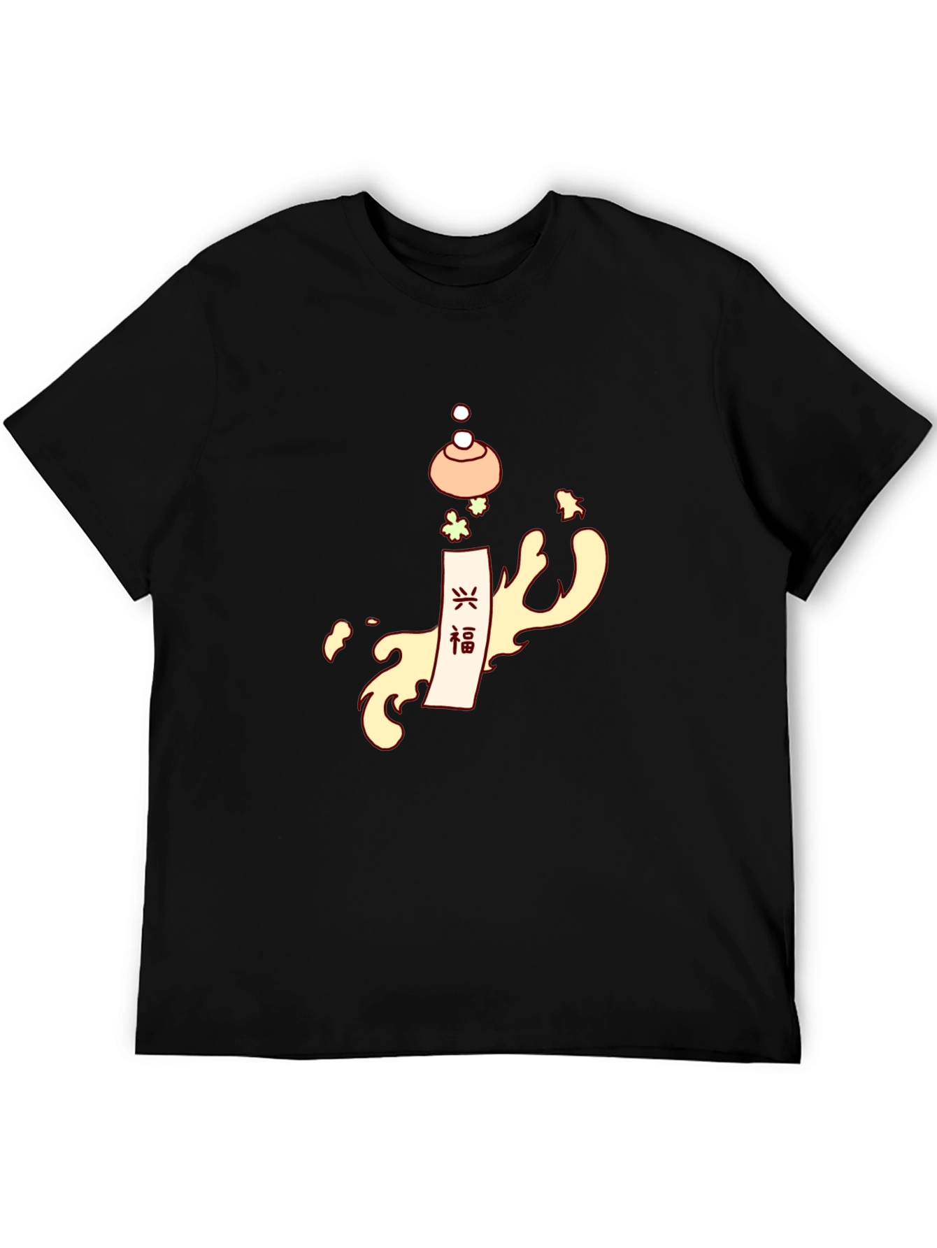 Lucky Candle Black Graphic Tee