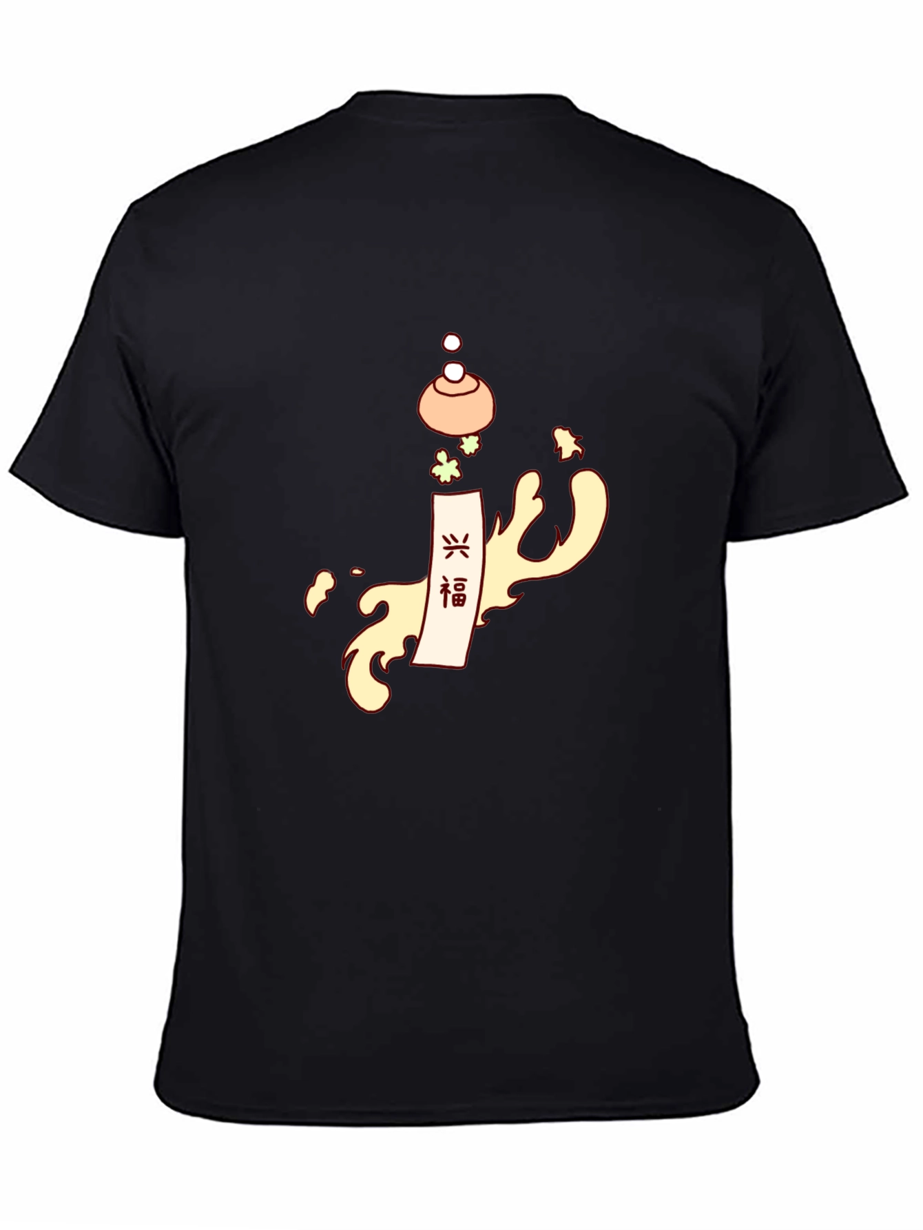Lucky Candle Black Graphic Tee