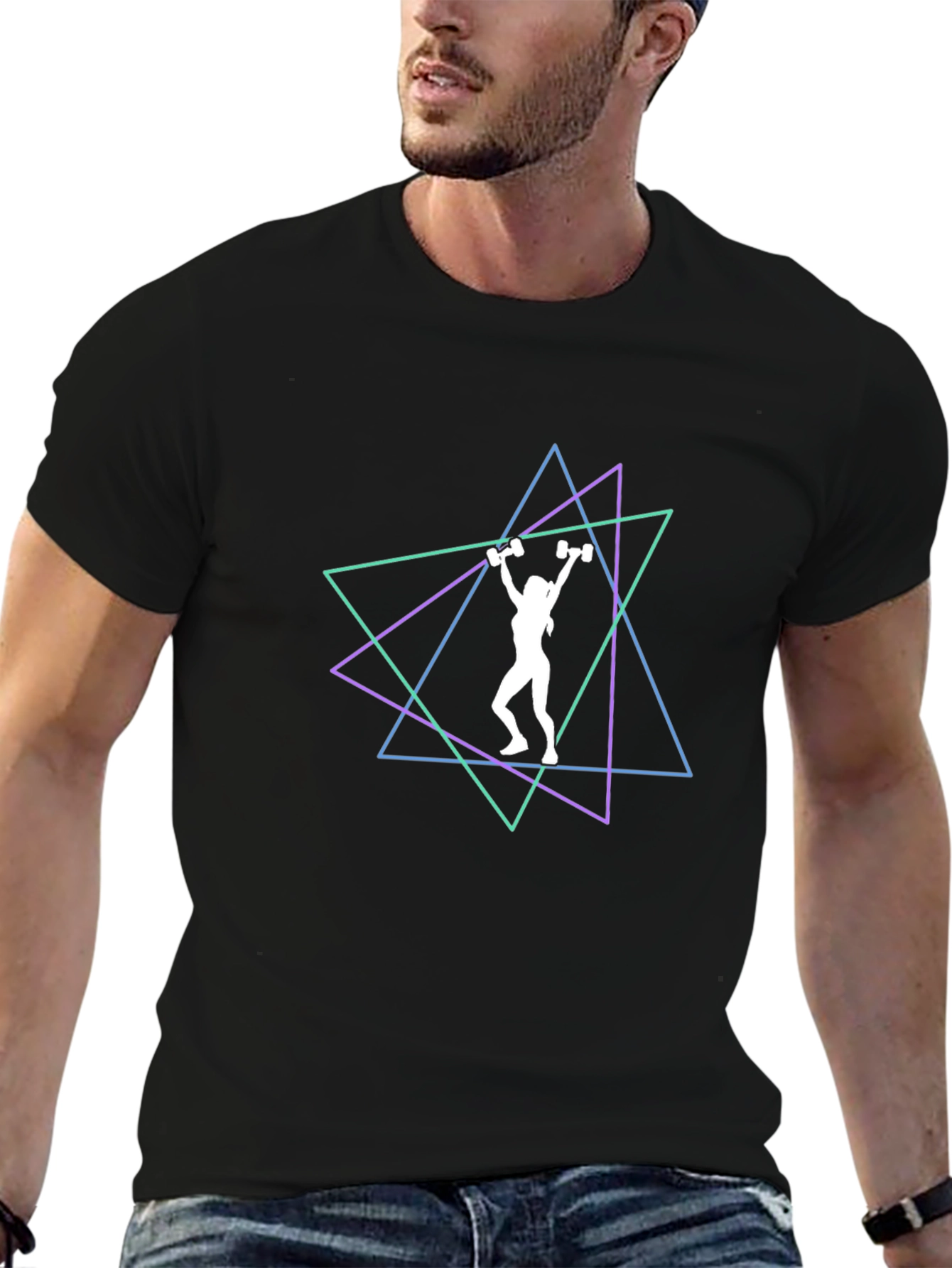 Geometric Workout T-Shirt