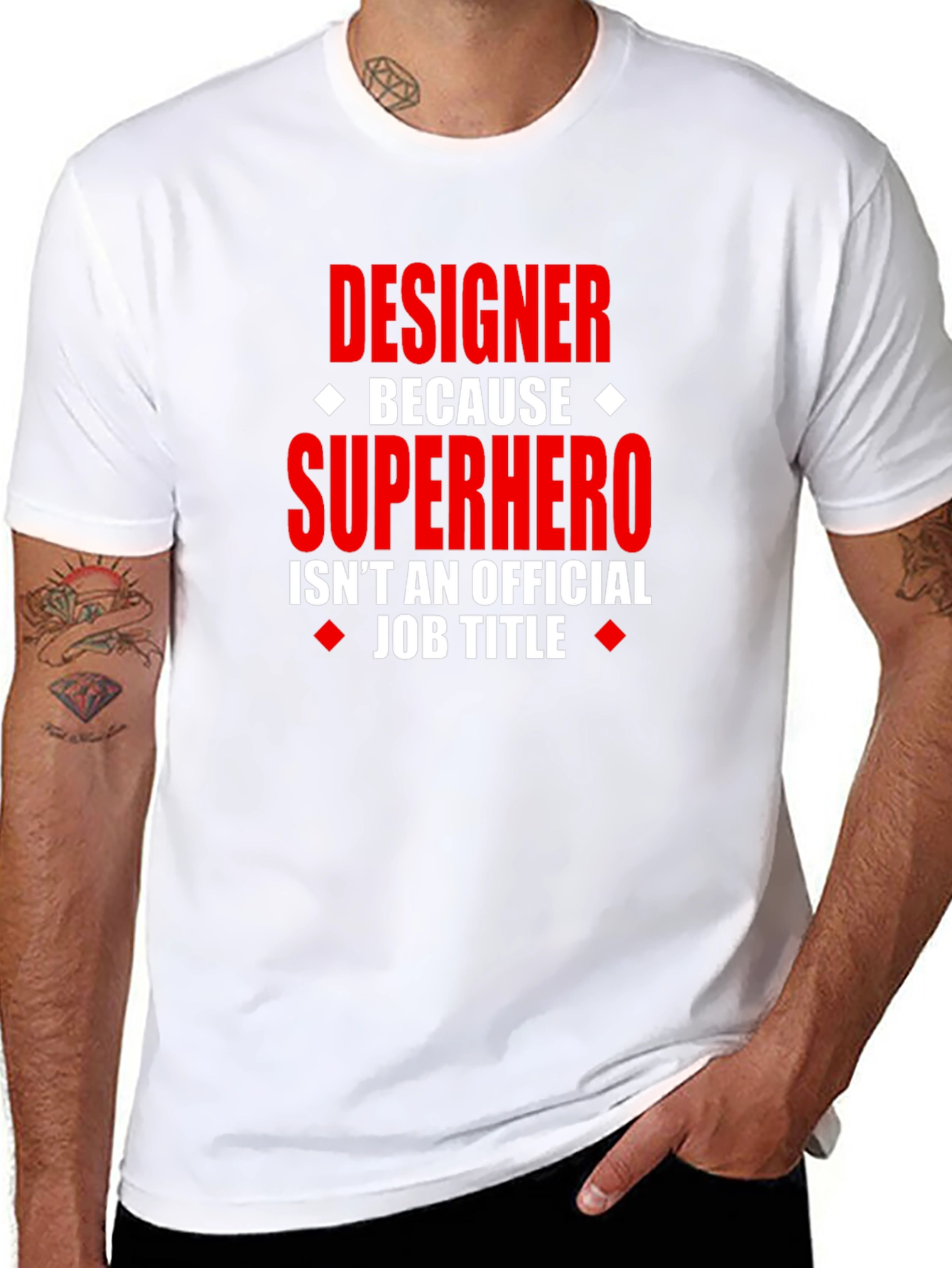 Designer Superhero Graphic Novelty T-Shirt