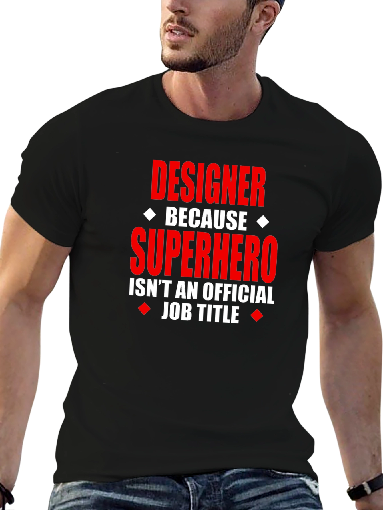 Designer Superhero Graphic Novelty T-Shirt