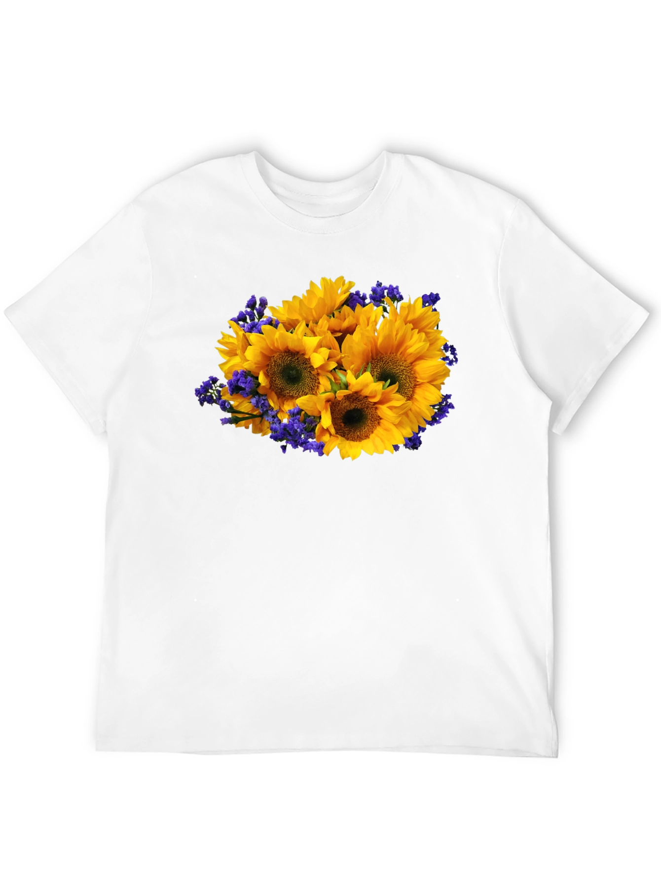 Sunflower Bouquet Black T-Shirt