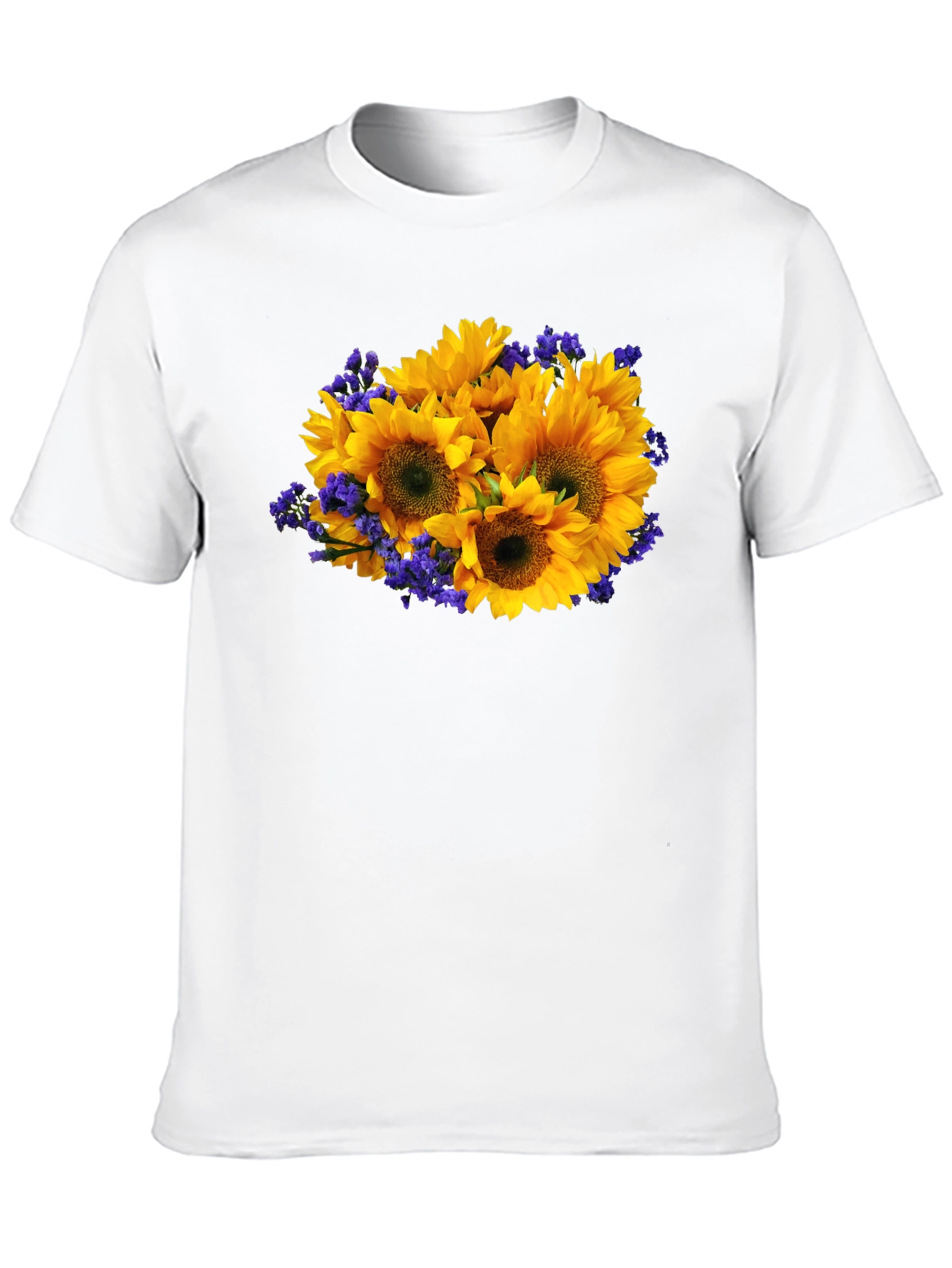 Sunflower Bouquet Black T-Shirt