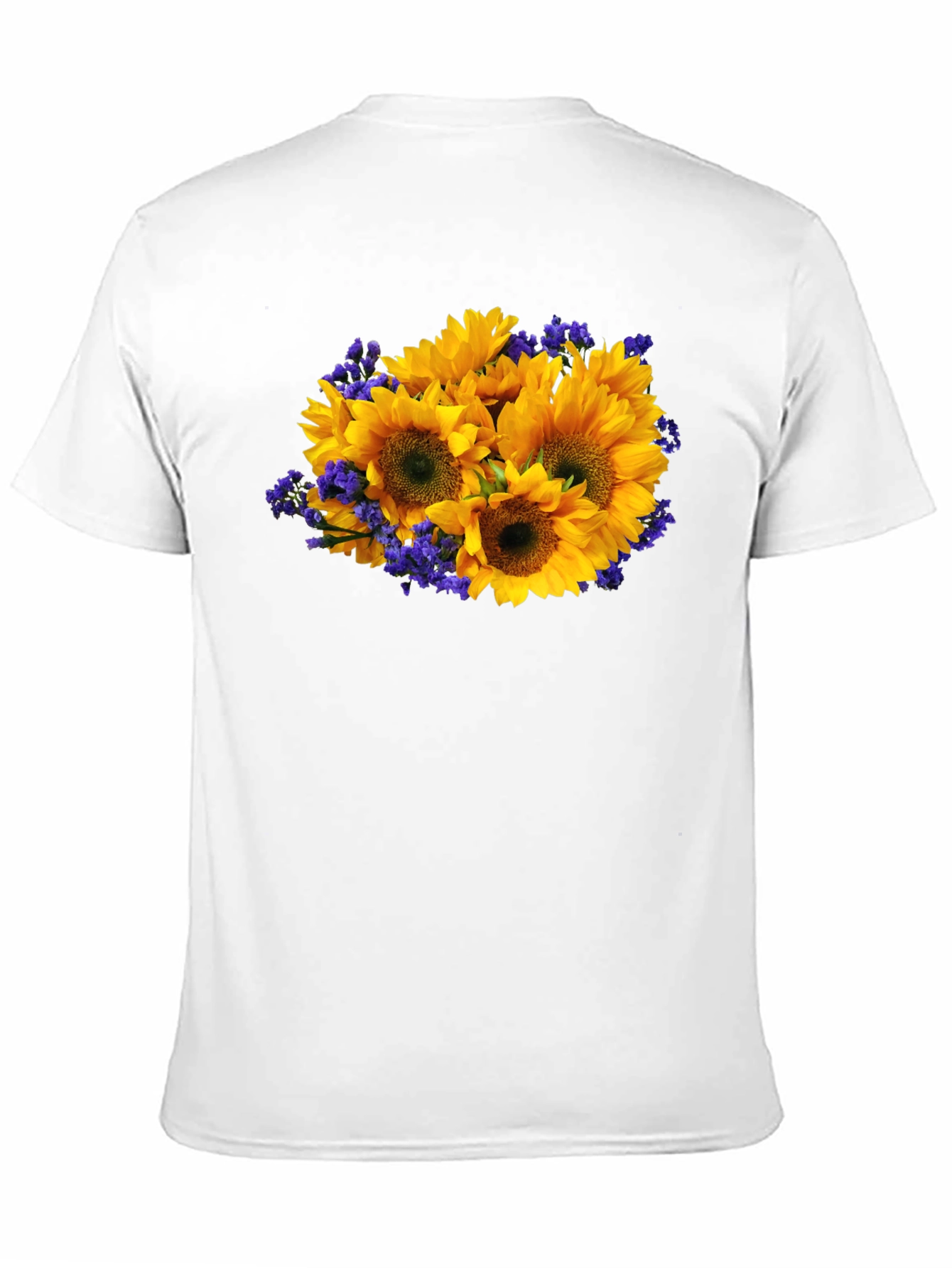 Sunflower Bouquet Black T-Shirt