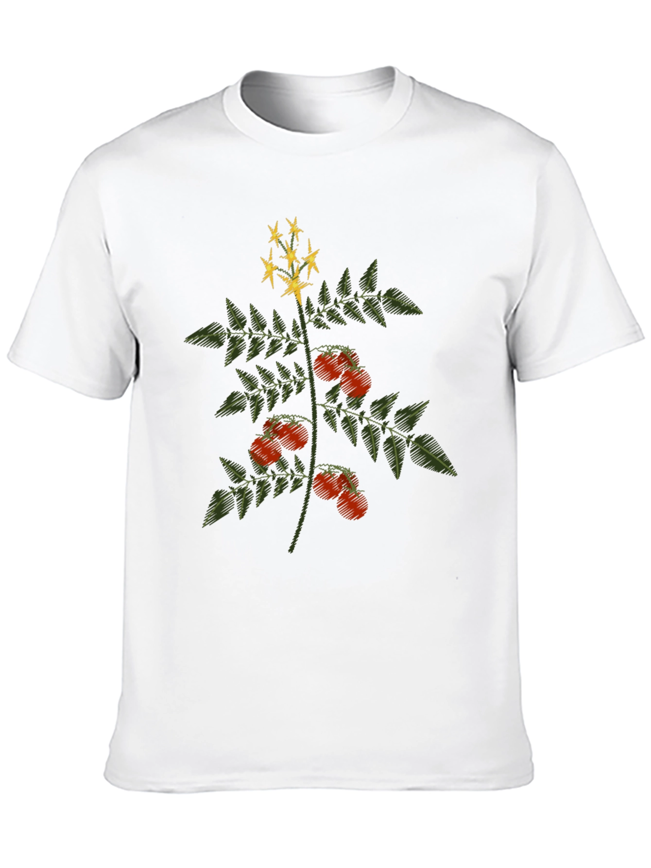 Tomato Plant Graphic Tee - Unisex Soft Cotton T-Shirt