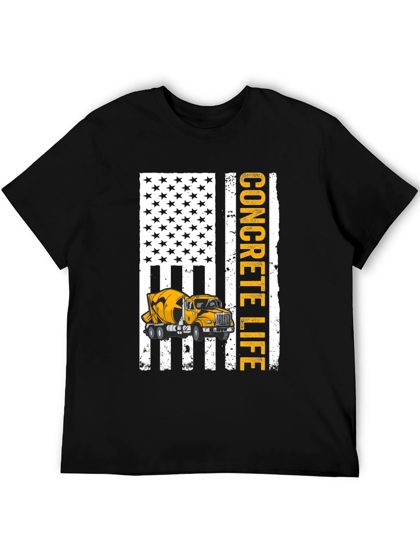 Concrete Life American Flag T-Shirt