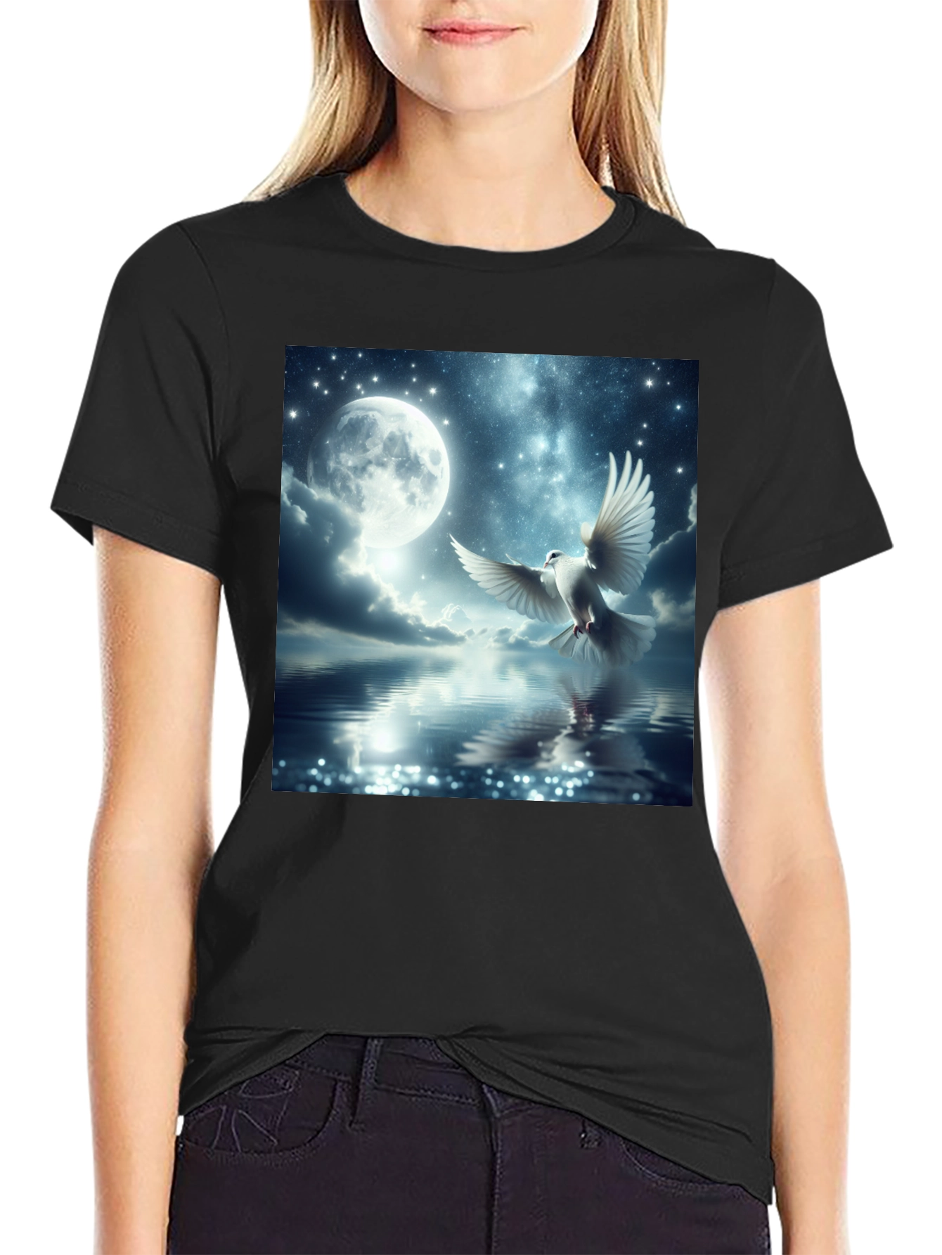 Moonlit Dove Graphic Tee