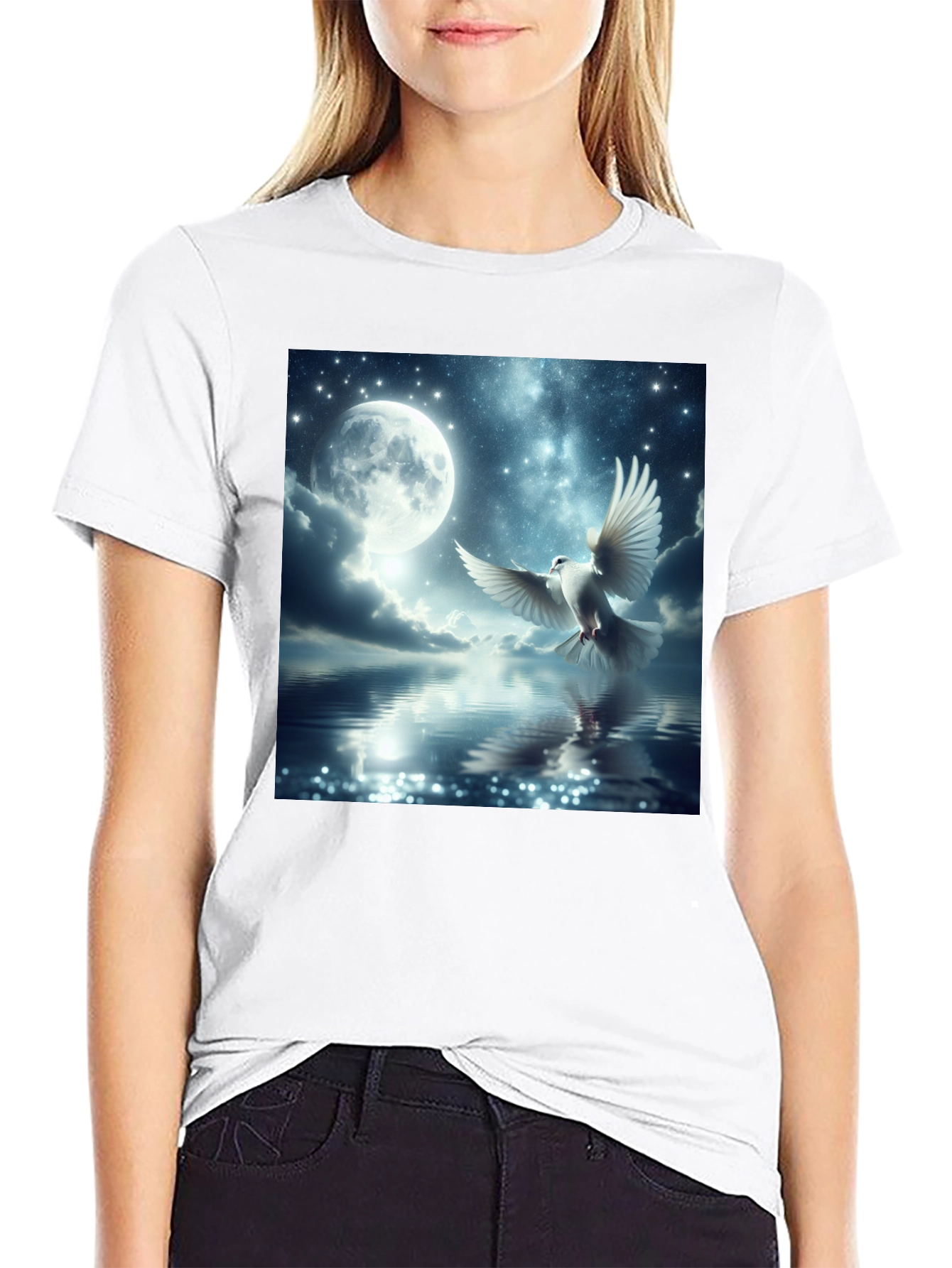 Moonlit Dove Graphic Tee