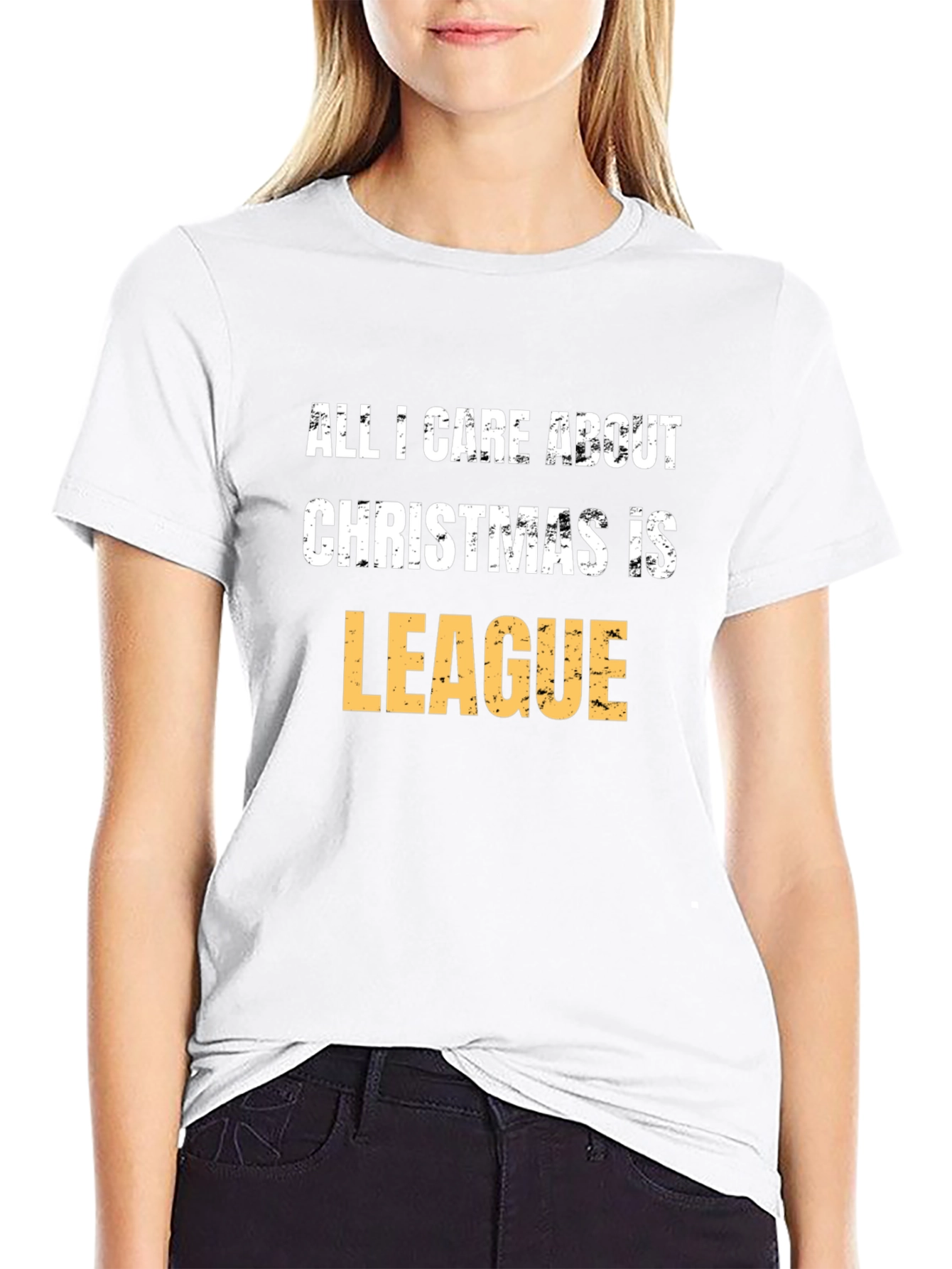 Funny Christmas League T-Shirt for Gamers