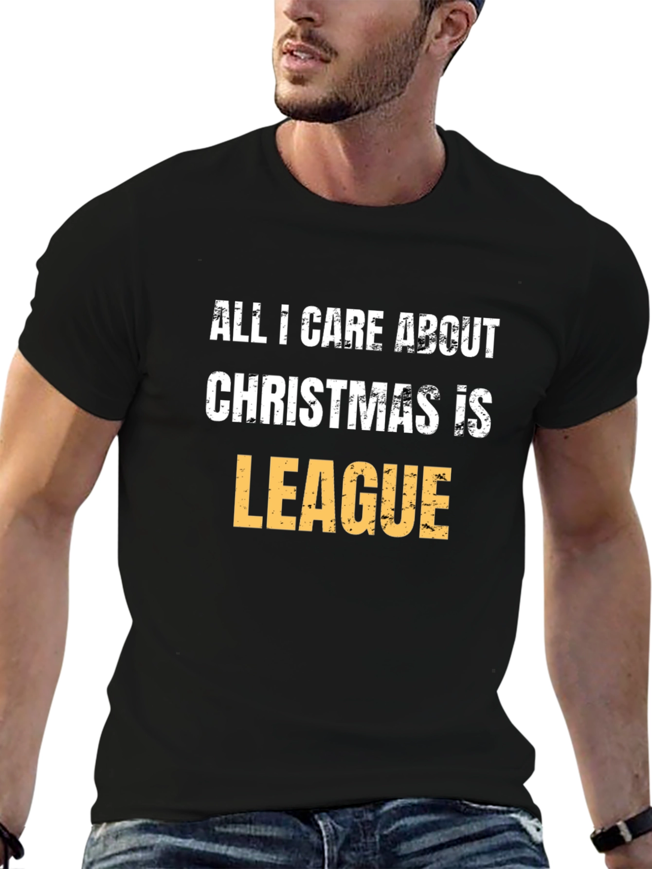 Funny Christmas League T-Shirt for Gamers