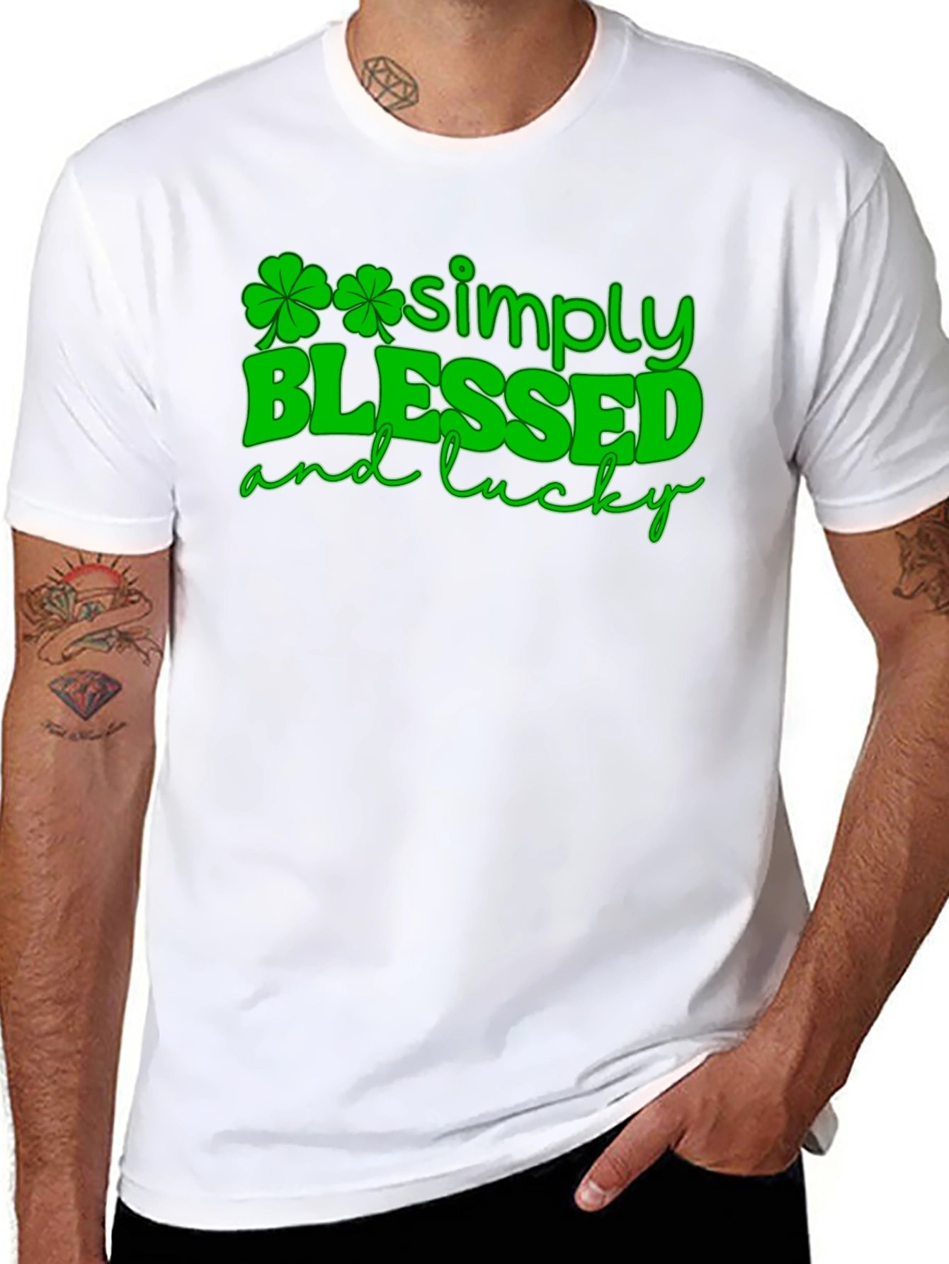Simply Blessed St. Patricks Day T-Shirt