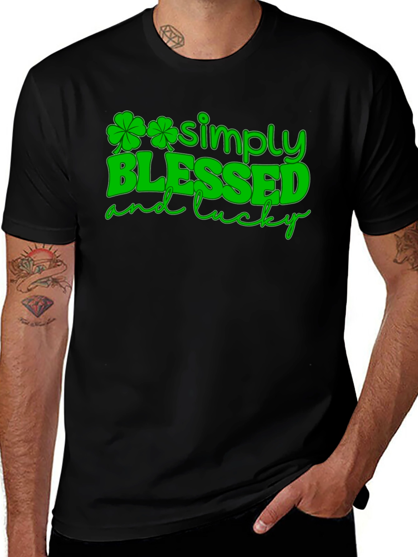 Simply Blessed St. Patricks Day T-Shirt