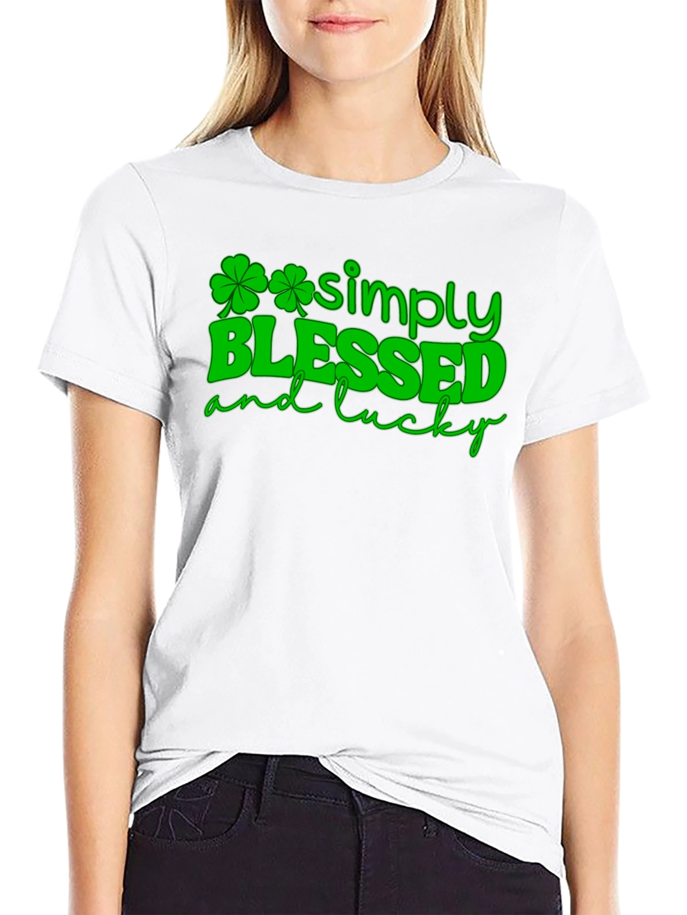 Simply Blessed St. Patricks Day T-Shirt