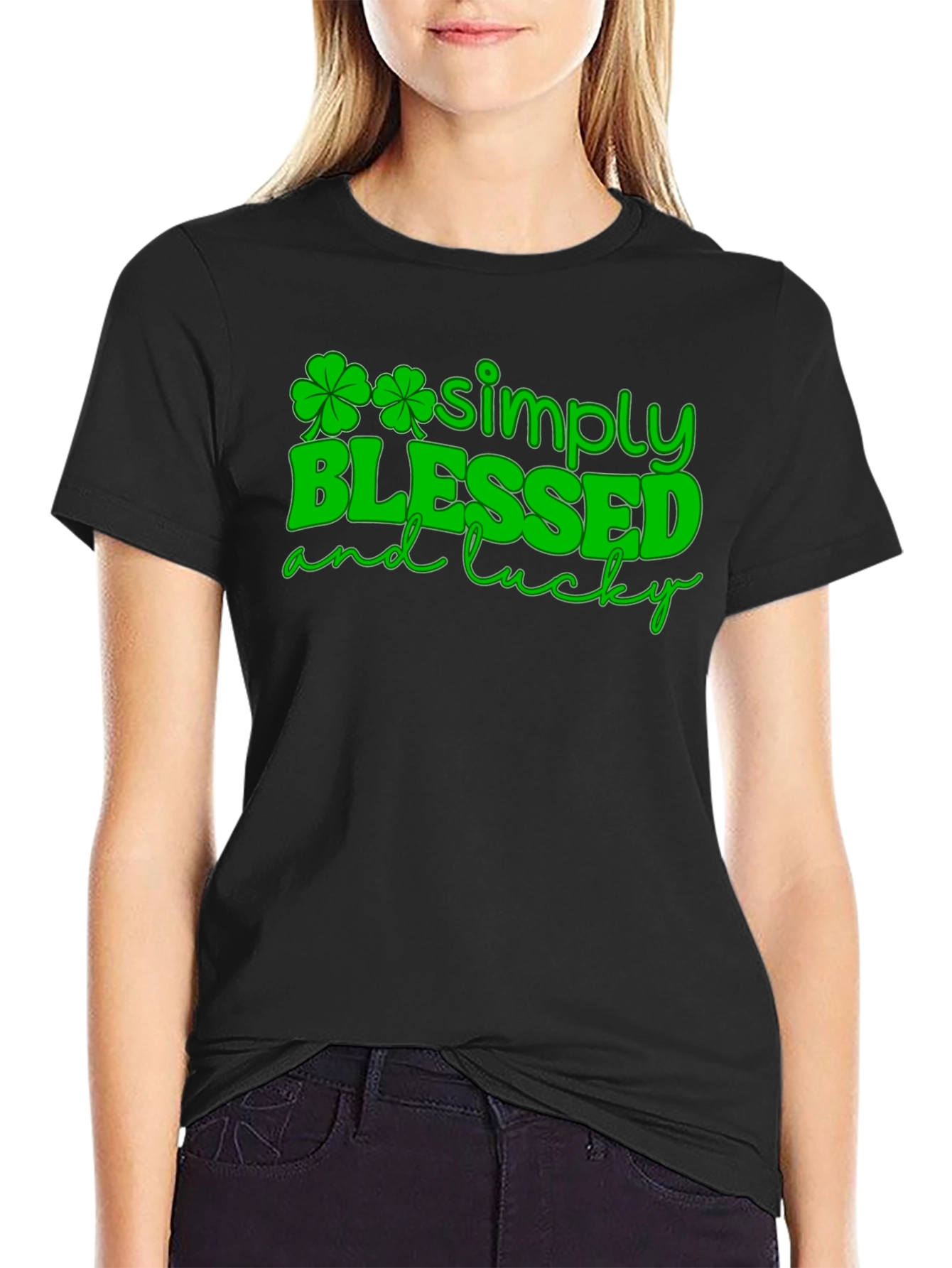 Simply Blessed St. Patricks Day T-Shirt