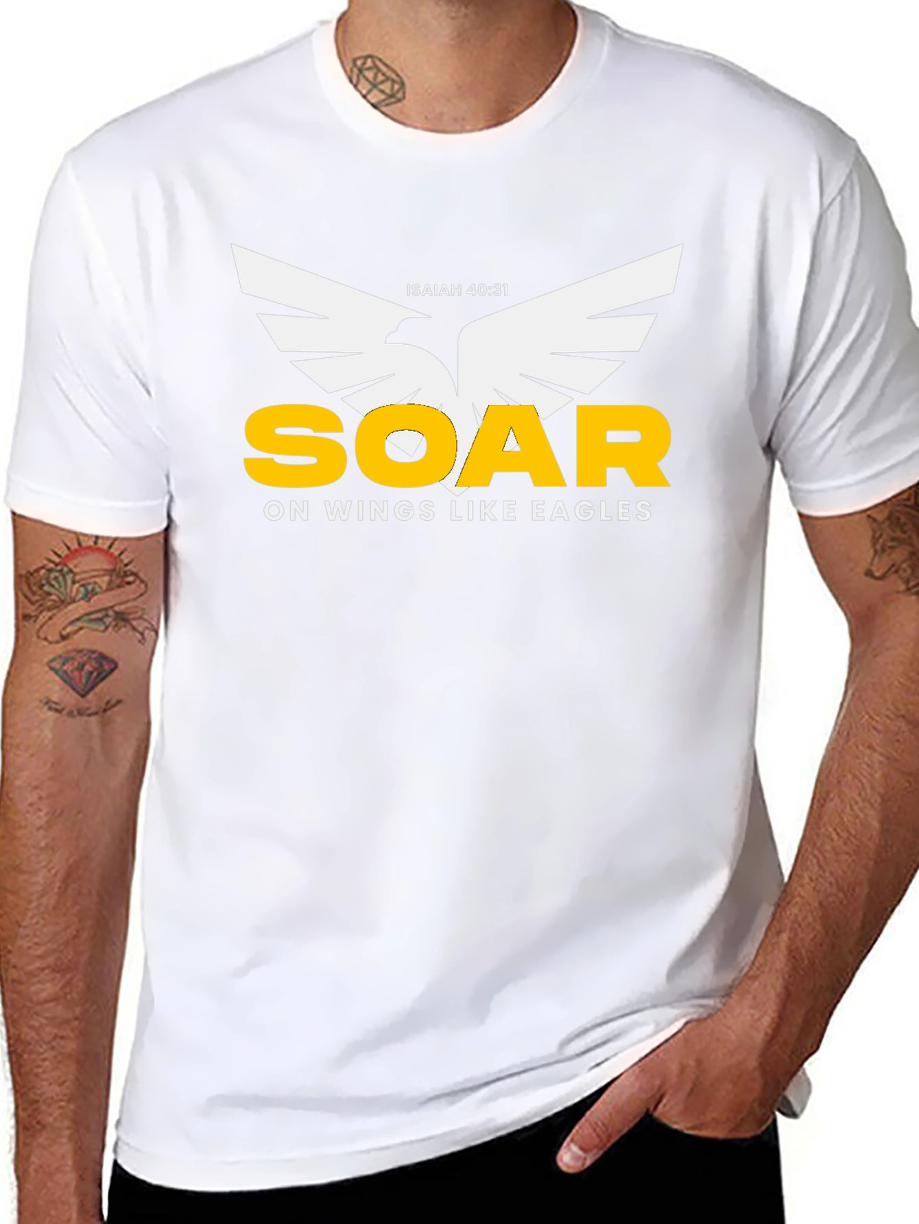 Soar On Wings Like Eagles T-Shirt - Isaiah 40:31