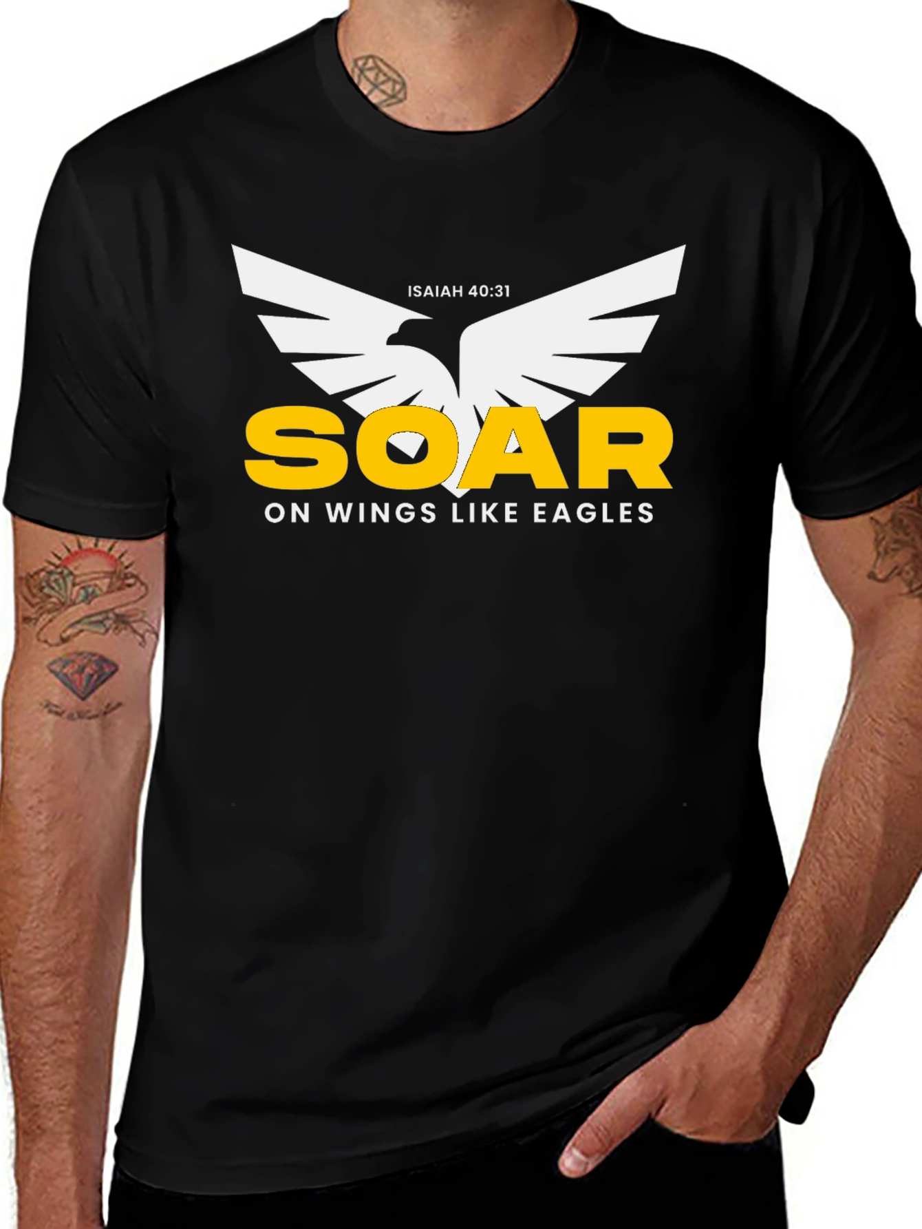 Soar On Wings Like Eagles T-Shirt - Isaiah 40:31
