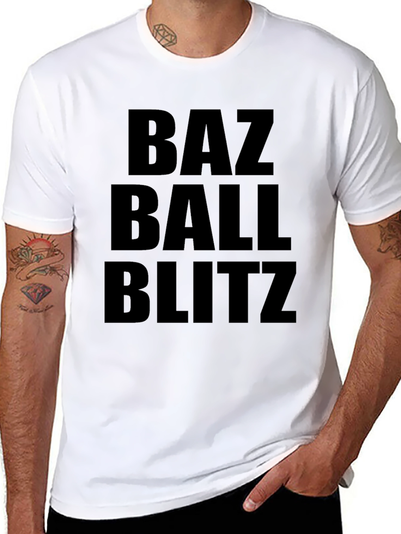 Baz Ball Blitz Black T-Shirt
