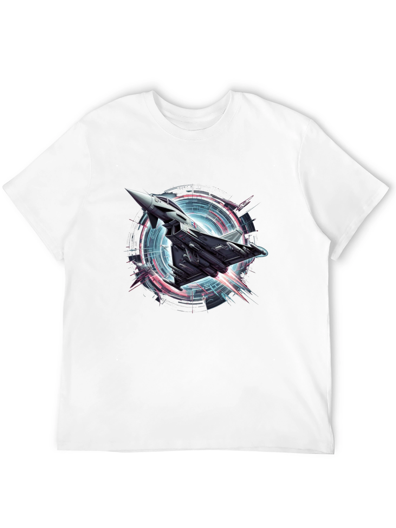 Jet Fighter Graphic Tee - Cool Airplane T-Shirt