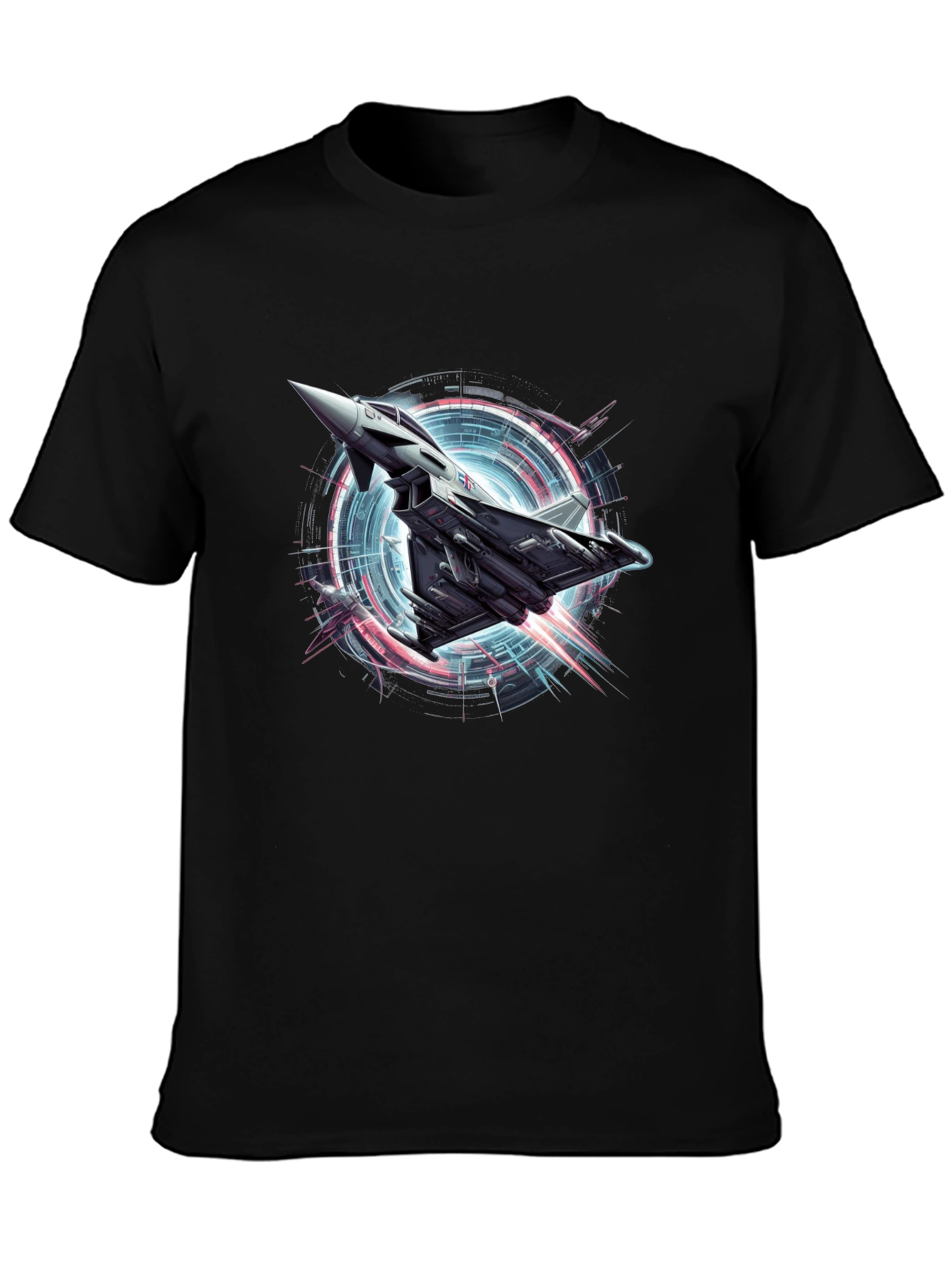 Jet Fighter Graphic Tee - Cool Airplane T-Shirt