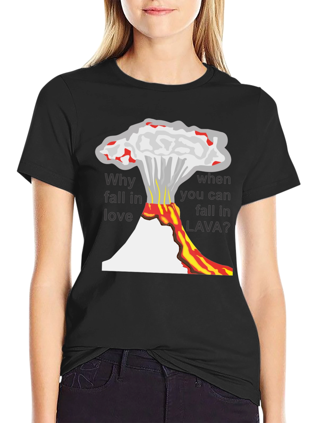 Lava Love Mens T-Shirt - Volcanic Humor Tee