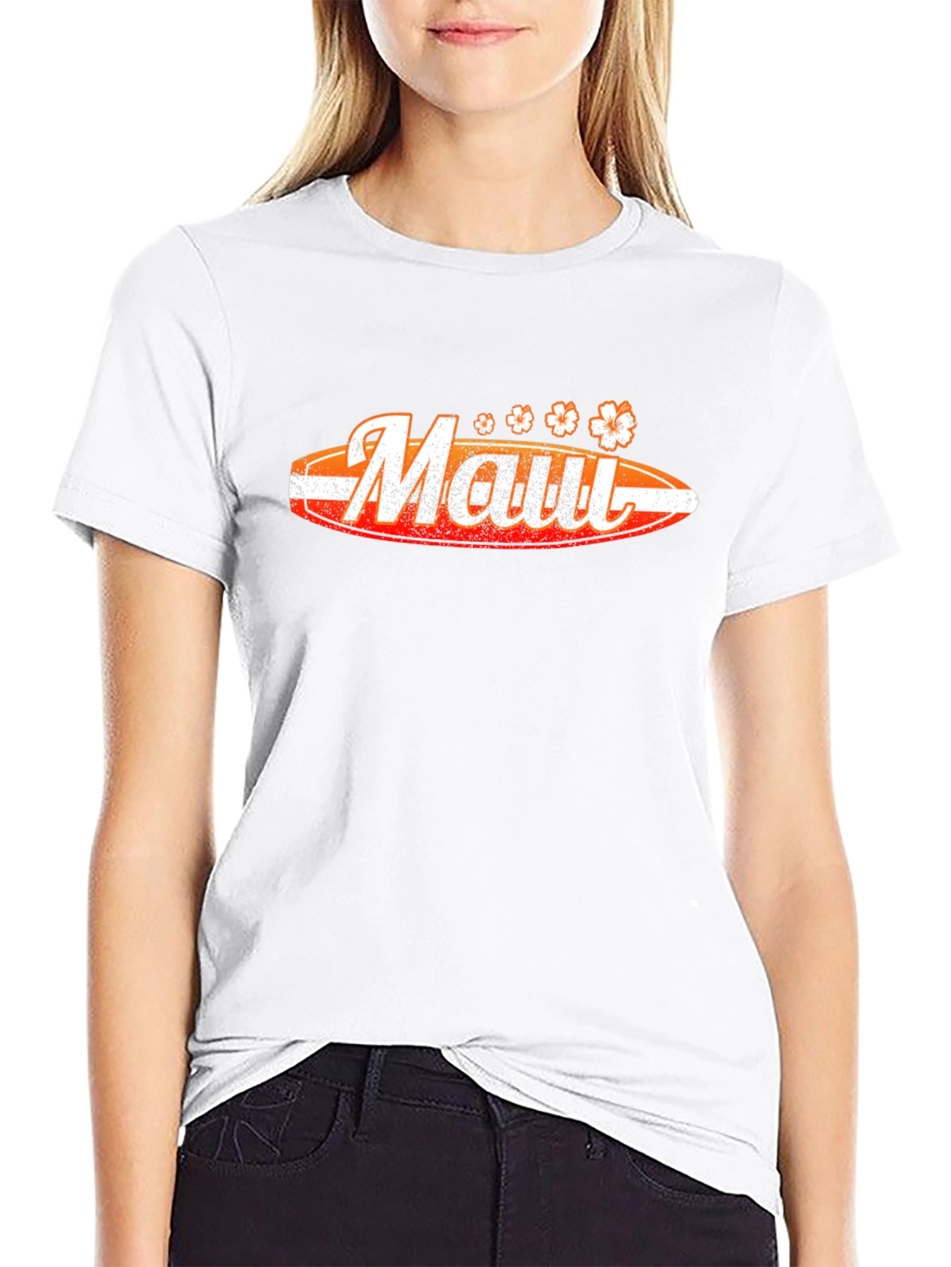 Maui Surfboard T-Shirt - Island Style Tee