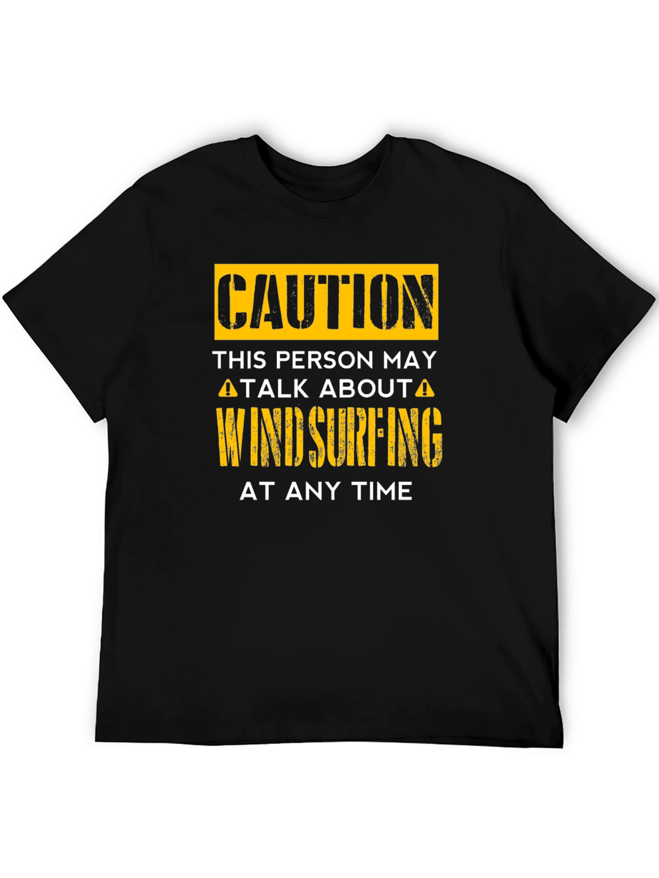 Caution Windsurfing T-Shirt - Funny Windsurfer Gift